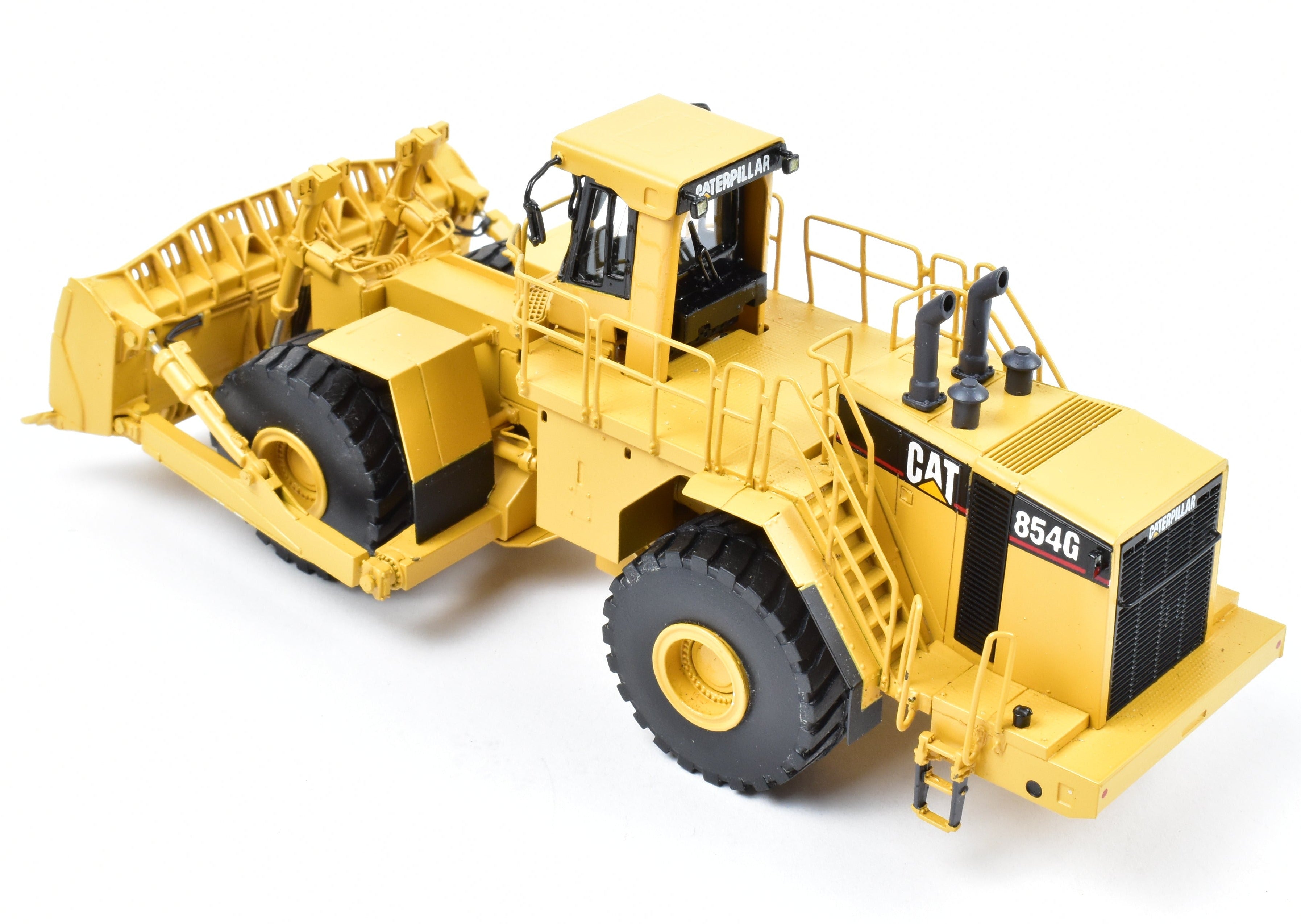 High - Quality HO Scale Brass Construction Model - Caterpillar 854G Wheel Dozer with Factory - Painted Finish, Imported from Korea