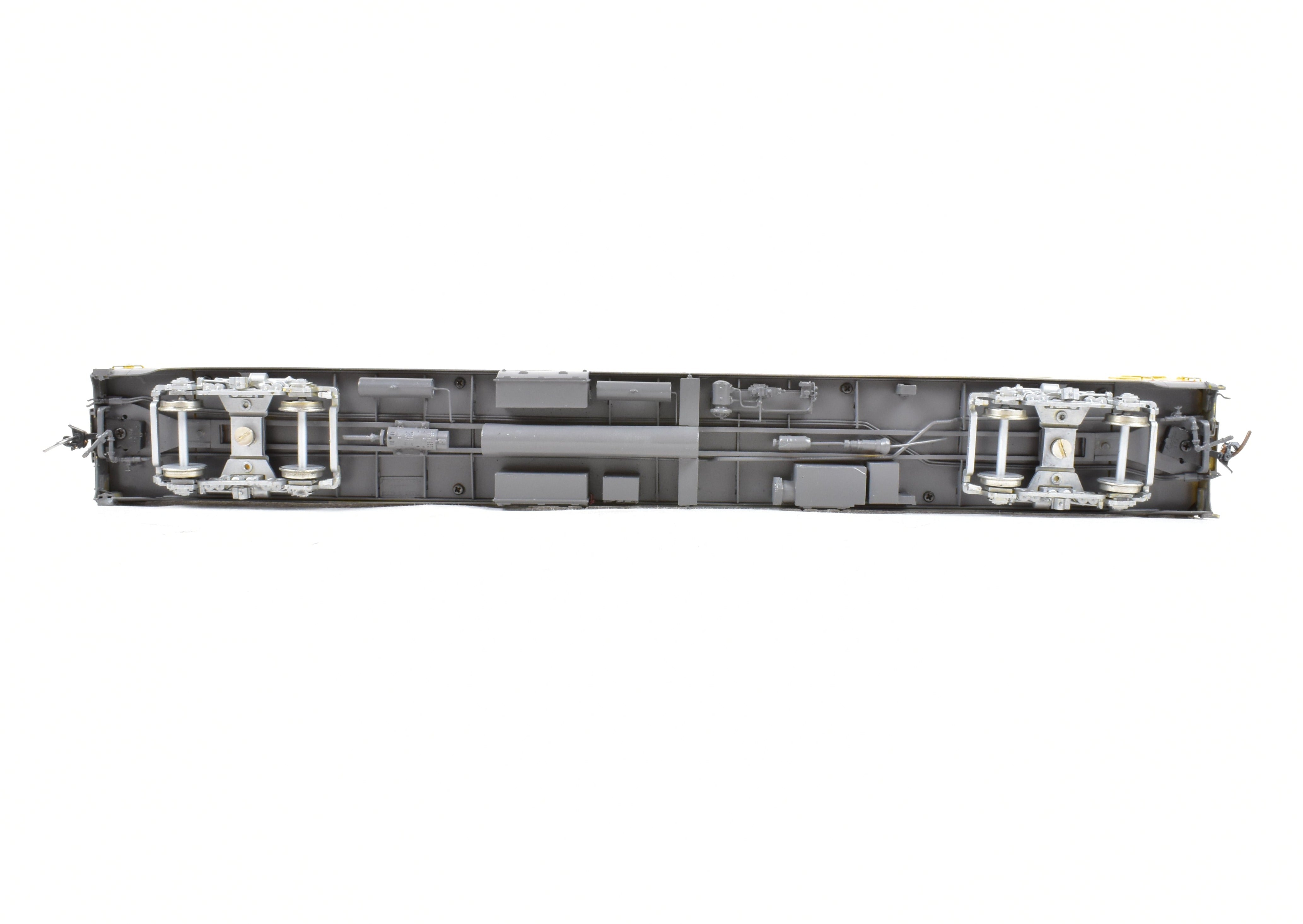 High - Quality HO Scale Brass Model Train Sleeper by Wasatch Model Co., ATSF - Santa Fe Valley Design Painted as UP - Union Pacific American Series Sleeper
