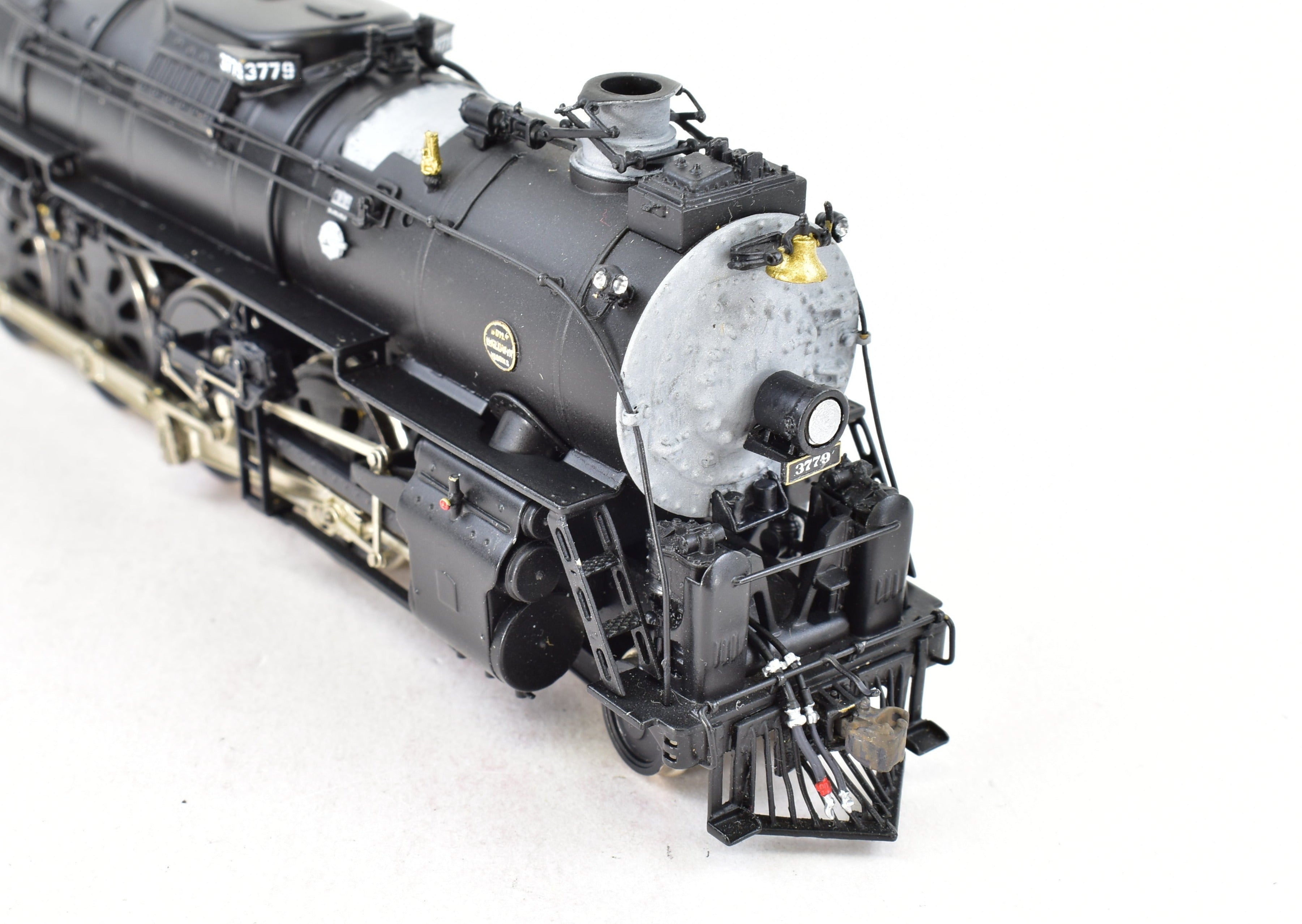 HO Scale Brass PFM - United ATSF - Santa Fe 4-8-4 Northern Steam Locomotive Model from 1981 Hi - Grade Tapered Rods Version with Custom Painting