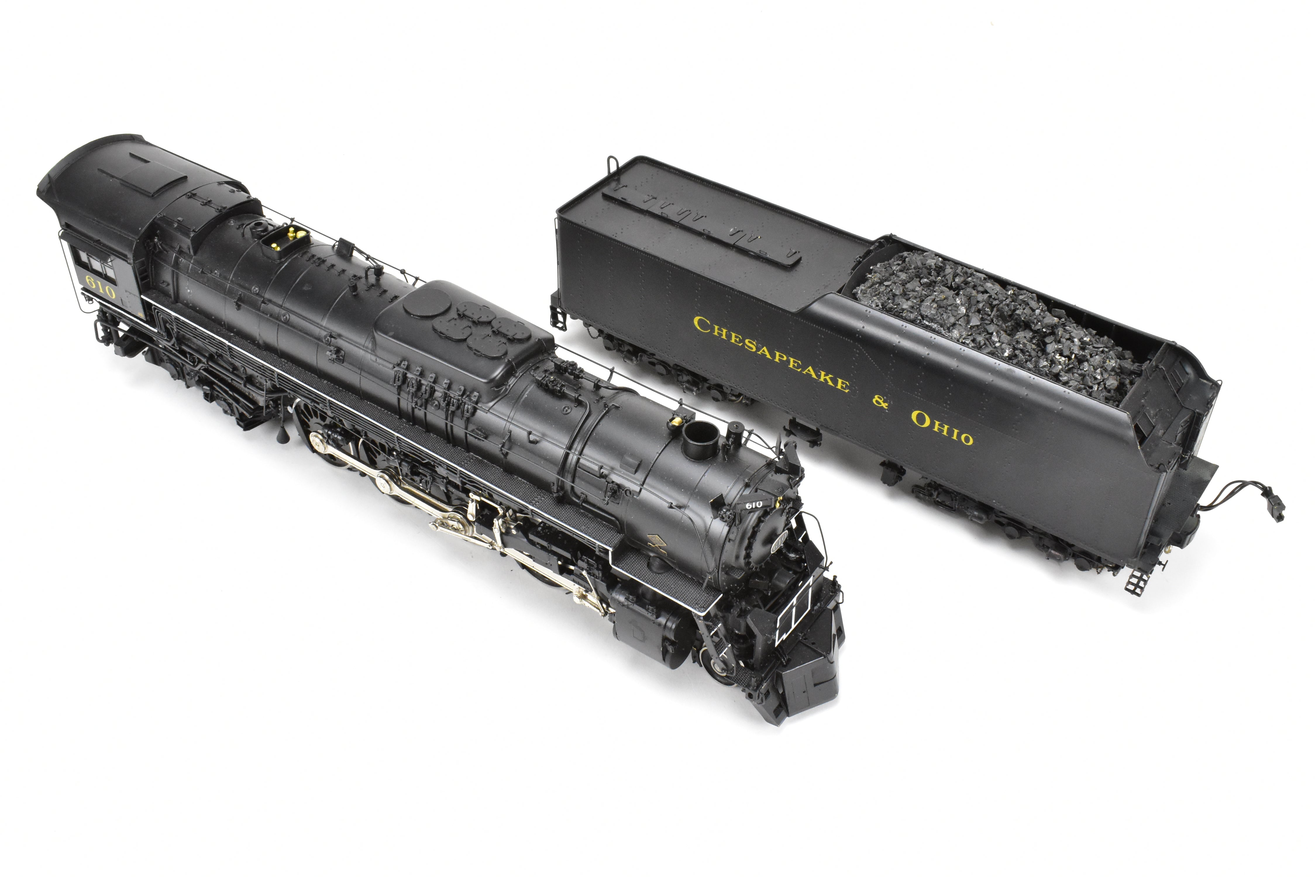 O Scale Brass Precision Scale Co. C&O J-3a 4-8-4 Greenbrier 2-Rail FP #610 As-Is