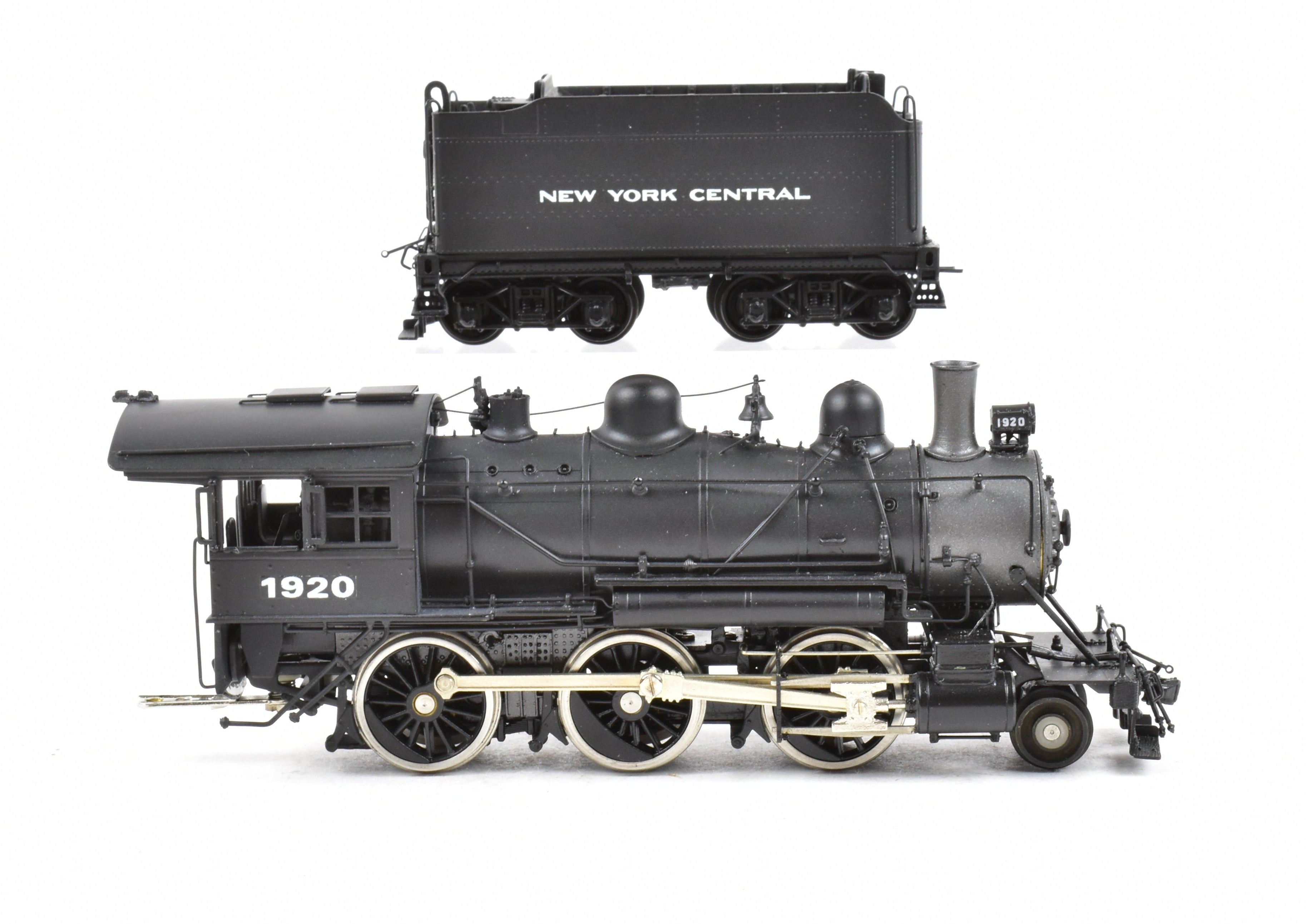 HO Scale Brass Model Train Key Imports from NYC - New York Central E-1D 2-6-0 Mogul Locomotive with Factory Painting