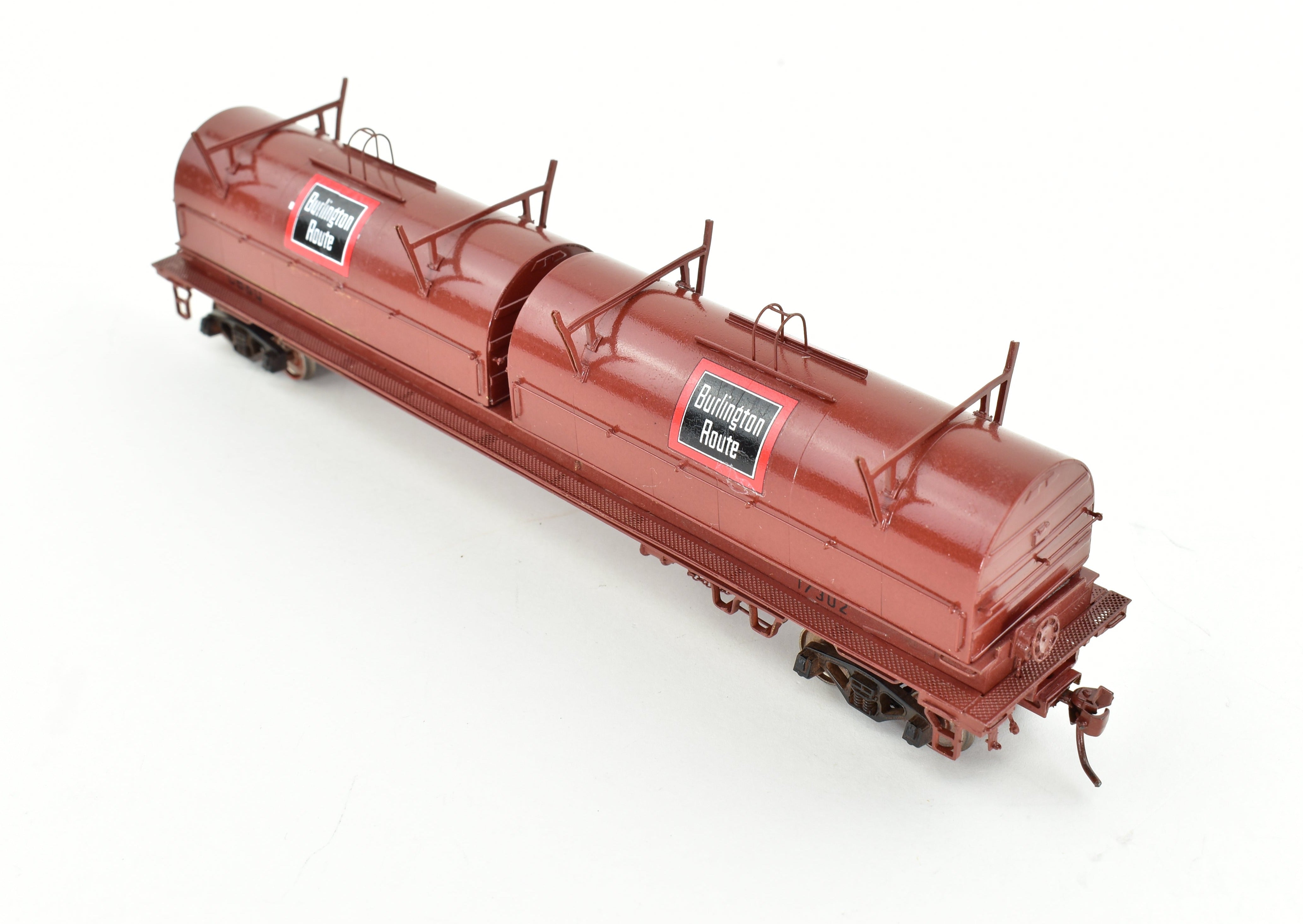 HO Brass OMI - Overland Models CB&Q Burlington Route Thrall Coil Steel Car AS-IS