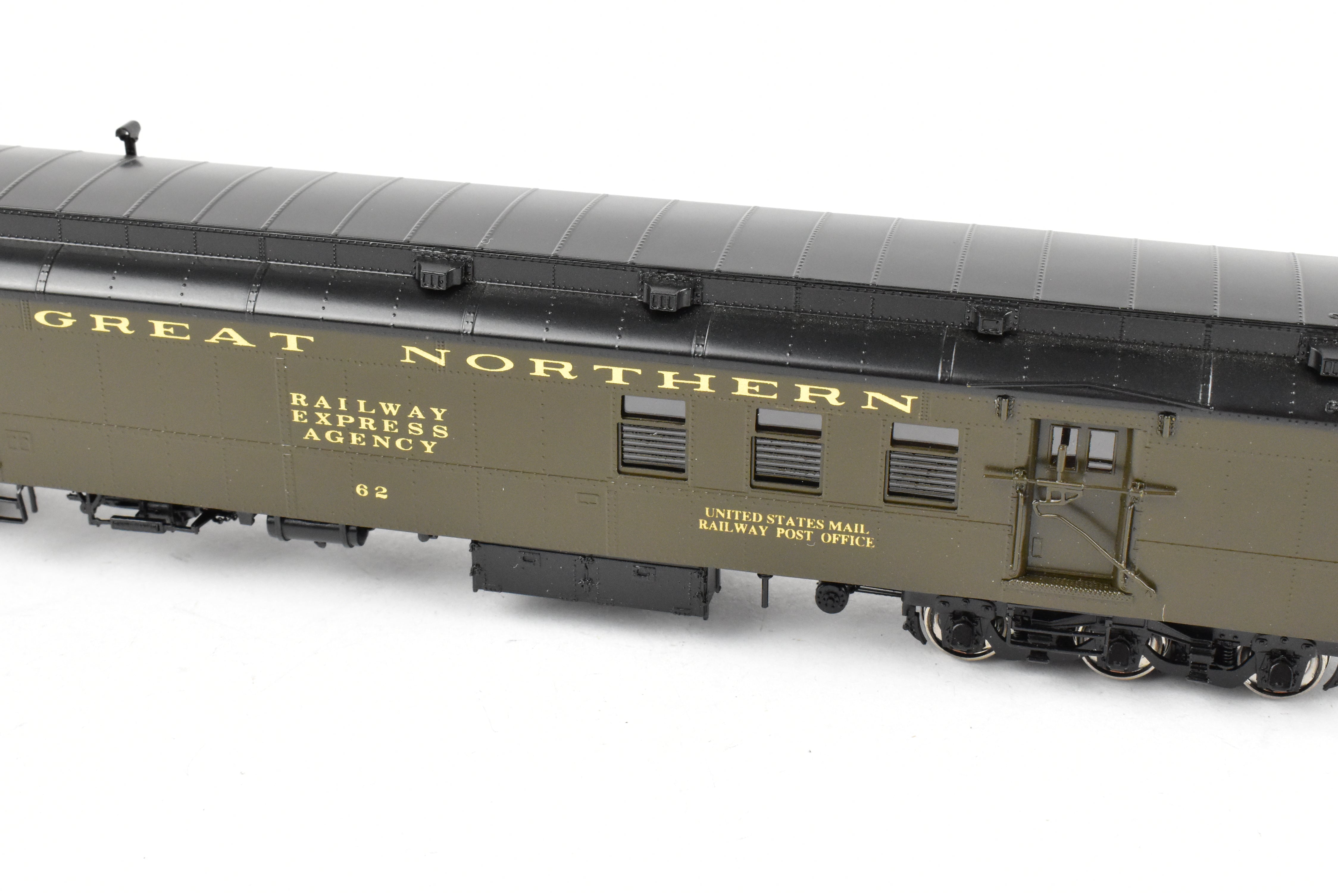 High - Quality HO Scale Brass Challenger Imports CIL - Great Northern HW Baggage Mail Express Car Model Series #52 - #71 with FP #62