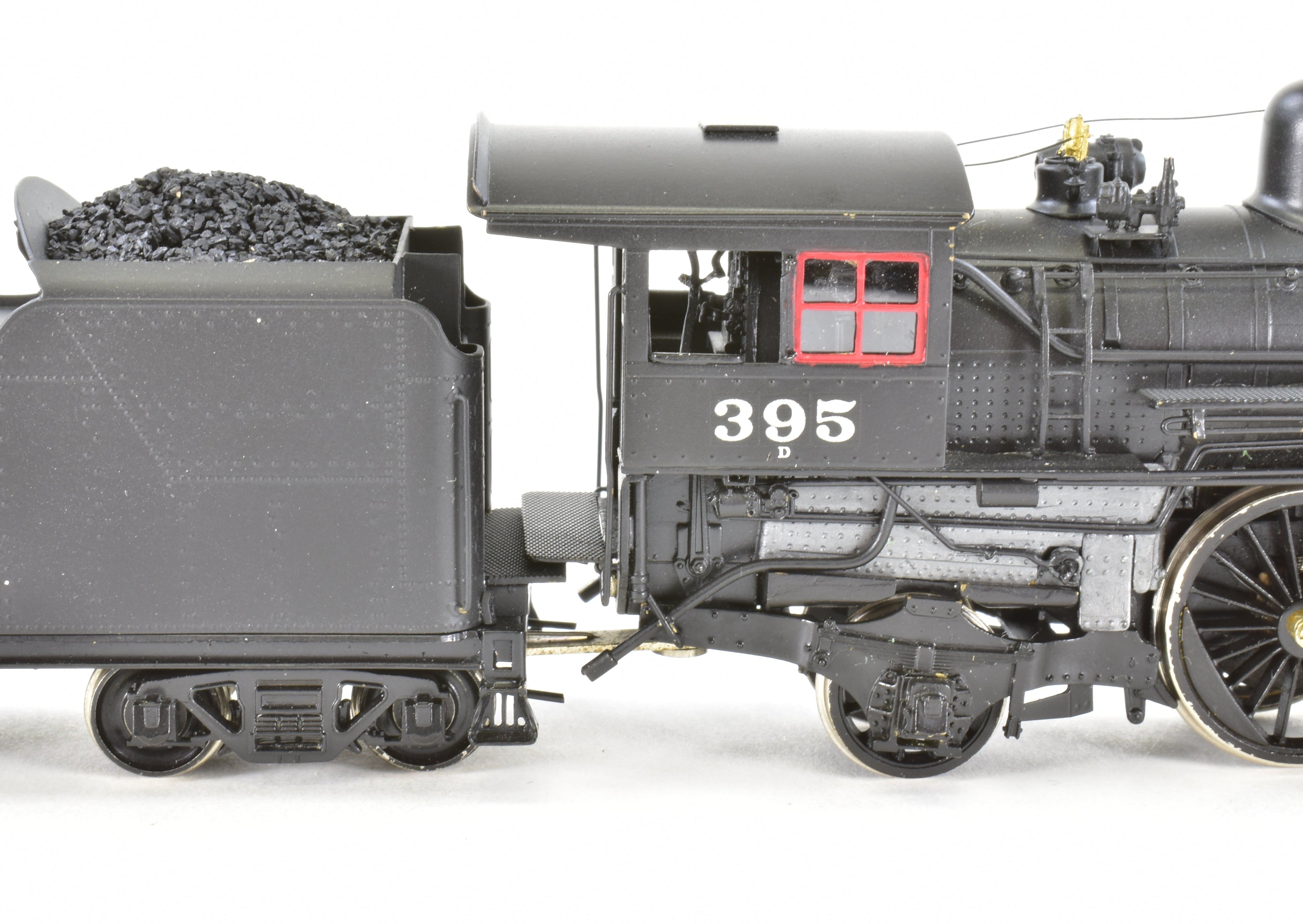 HO Scale Brass Model Train - Overland Models' Chicago & North Western D 4-4-2 Atlantic Professionally Painted Locomotive