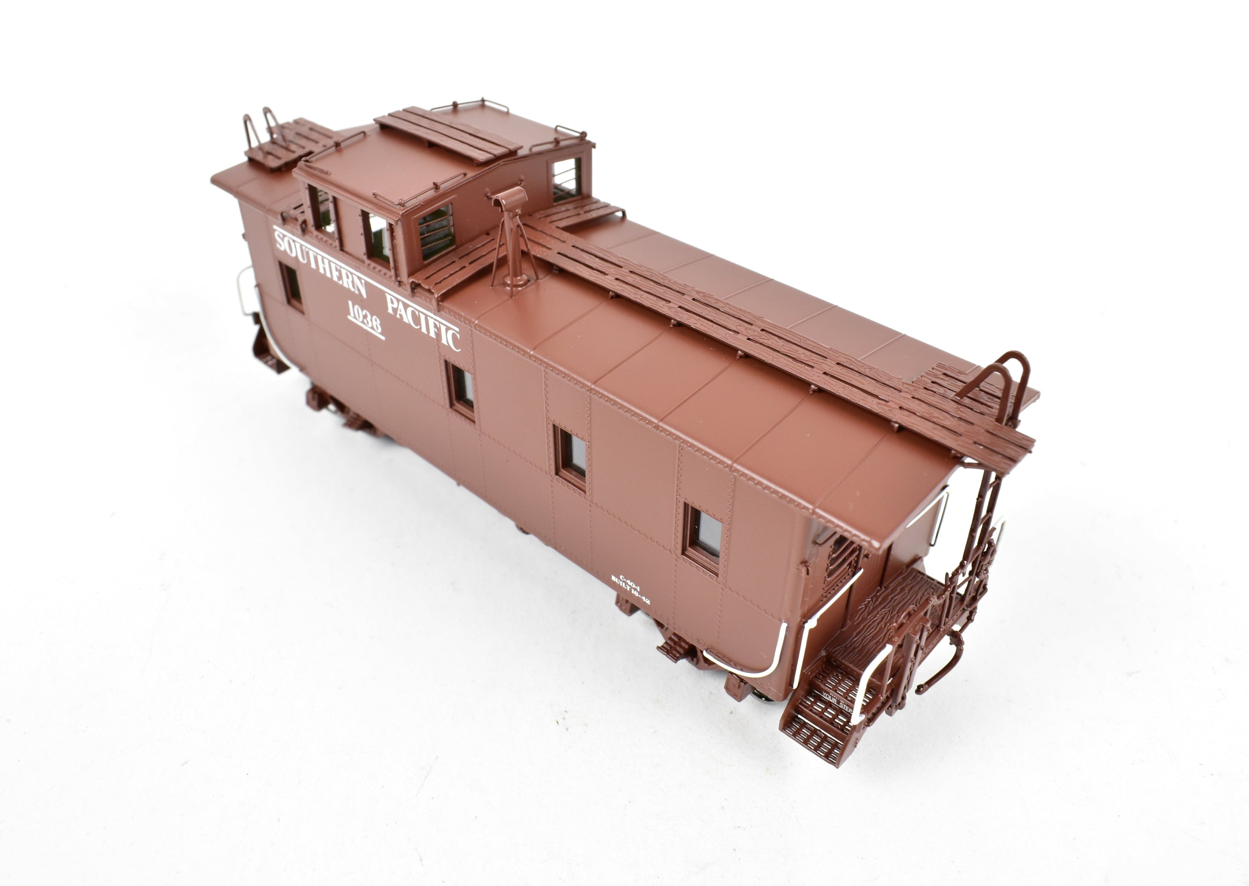 HO Scale Brass Southern Pacific Riveted Steel Caboose C-40-1 FP No. 1036 by Challenger Imports