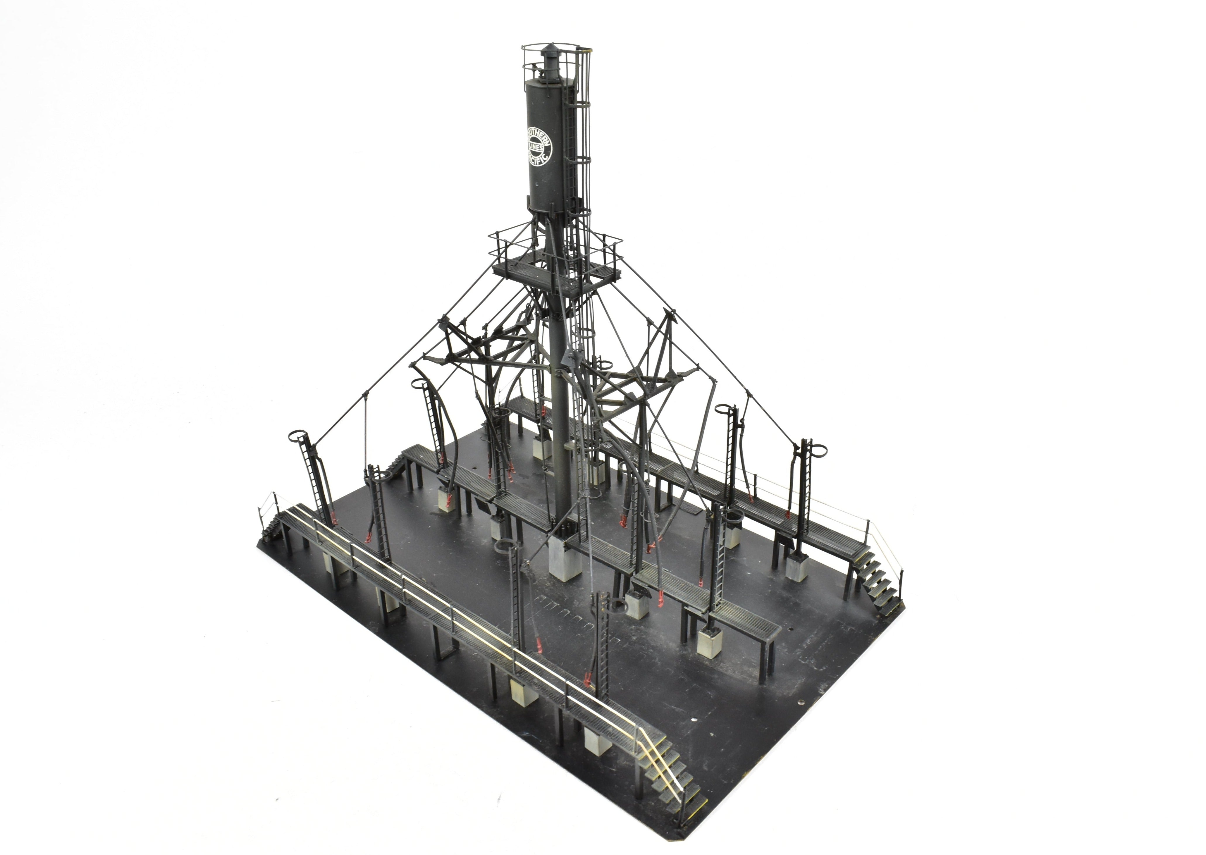 HO Scale Brass Sand Tower Model by Overland Models, Inc - Double 10 - Ton Sand Tower with Platforms for Southern Pacific and Various Railroads