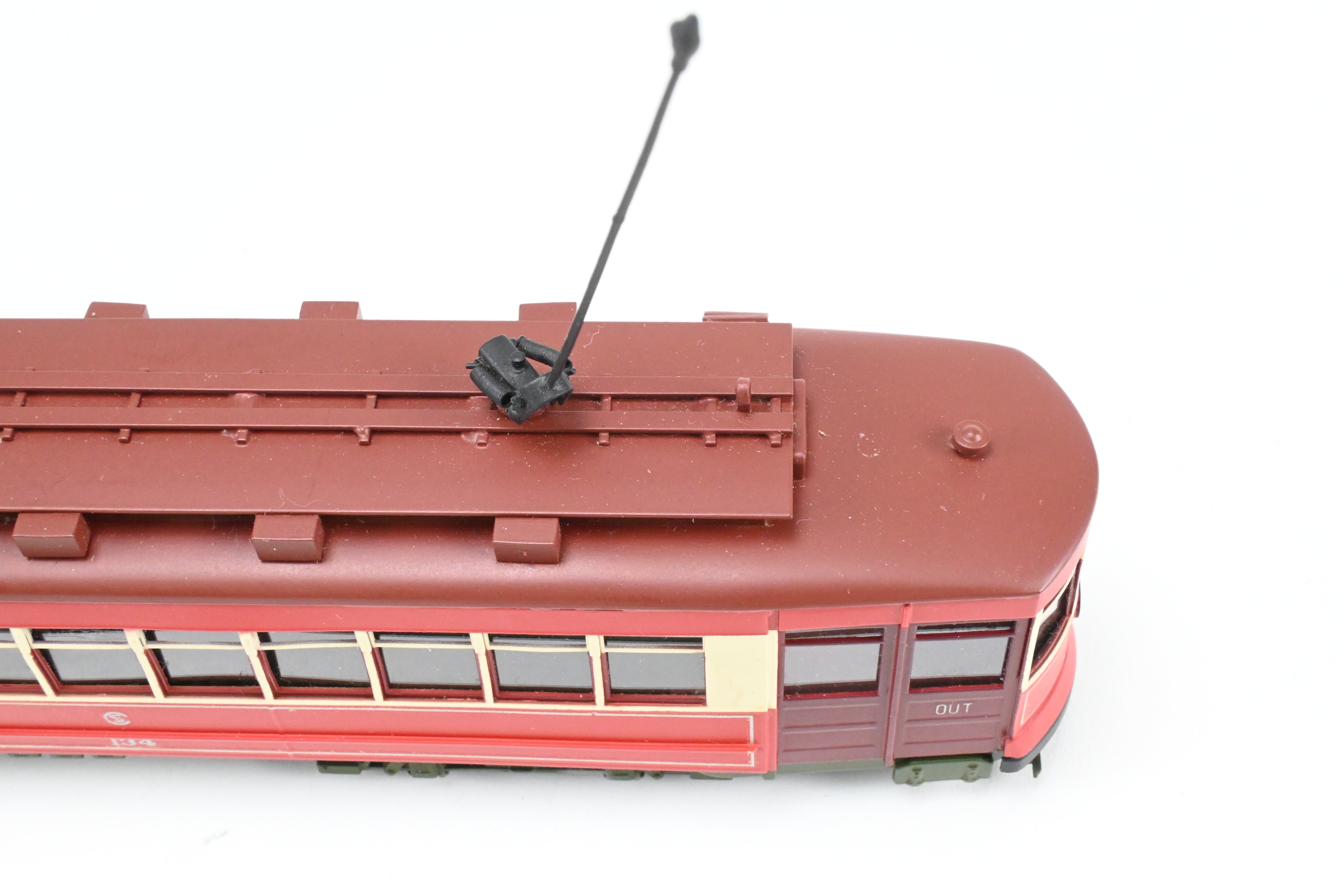 High - Quality HO Scale Brass Chicago Surface Lines Pullman Car Model - Fairfield Models 343 CSL, Custom Painted as No. 134, with Reboxx Packaging