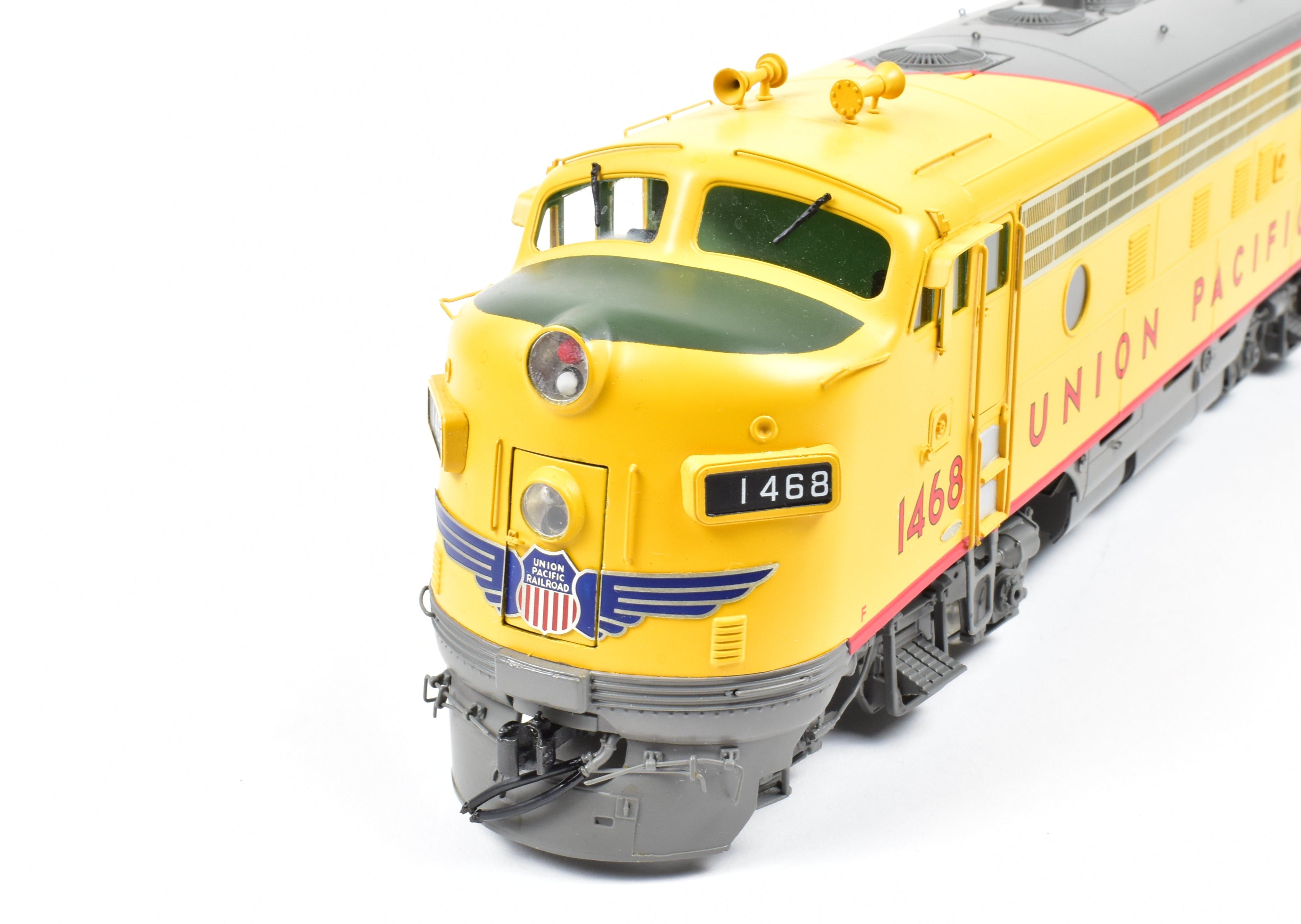 O Scale Model Train - Brass Key Imports Union Pacific EMD F - 7A/B Set, Factory - Painted Second Set with Unit Numbers 1468 & 1468B