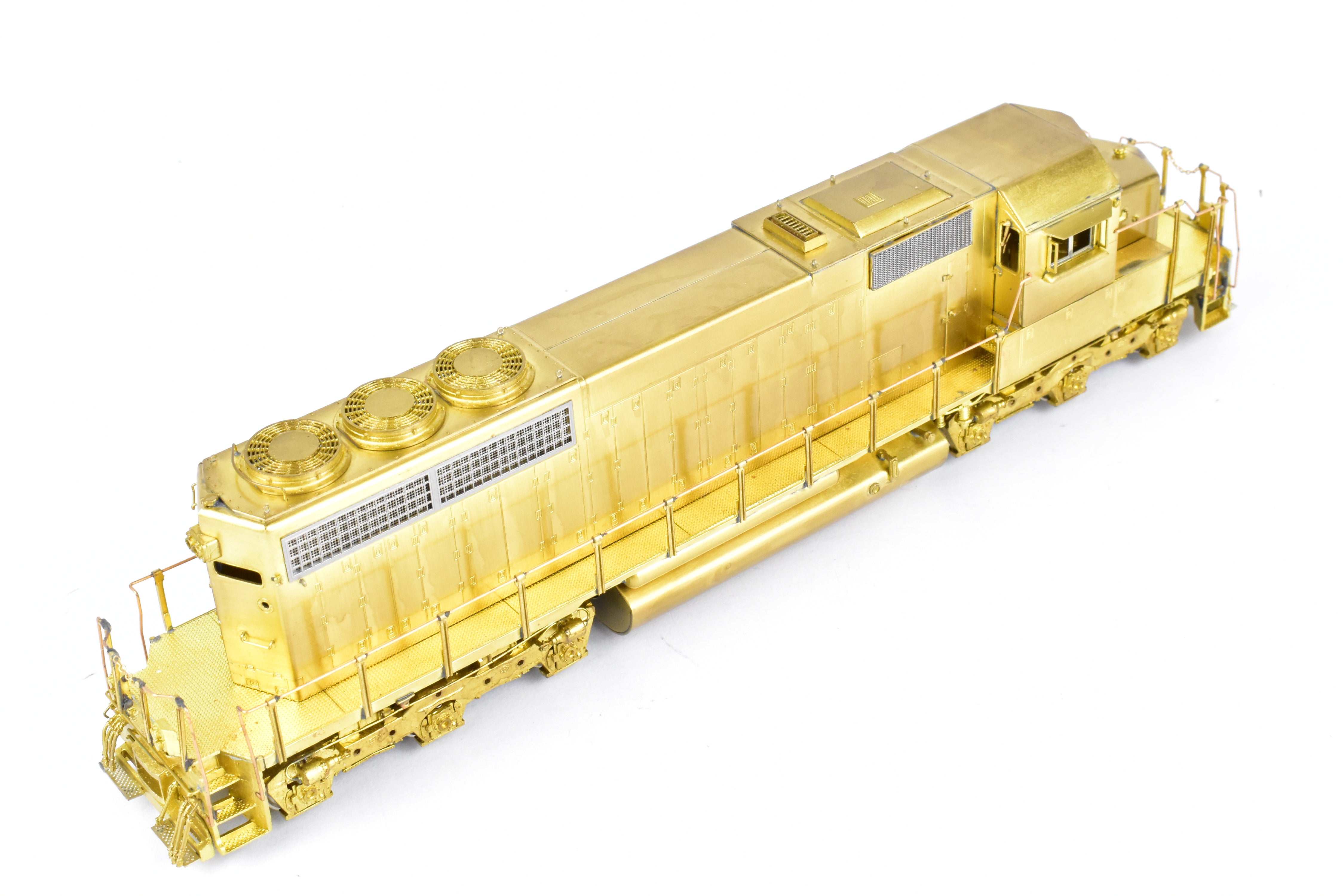 HO Scale Brass Locomotive Model by Overland Models Inc. (OMI) - EMD SD40 without Dynamic Brakes and with High Mounted Brake Cylinders for Various Railroads
