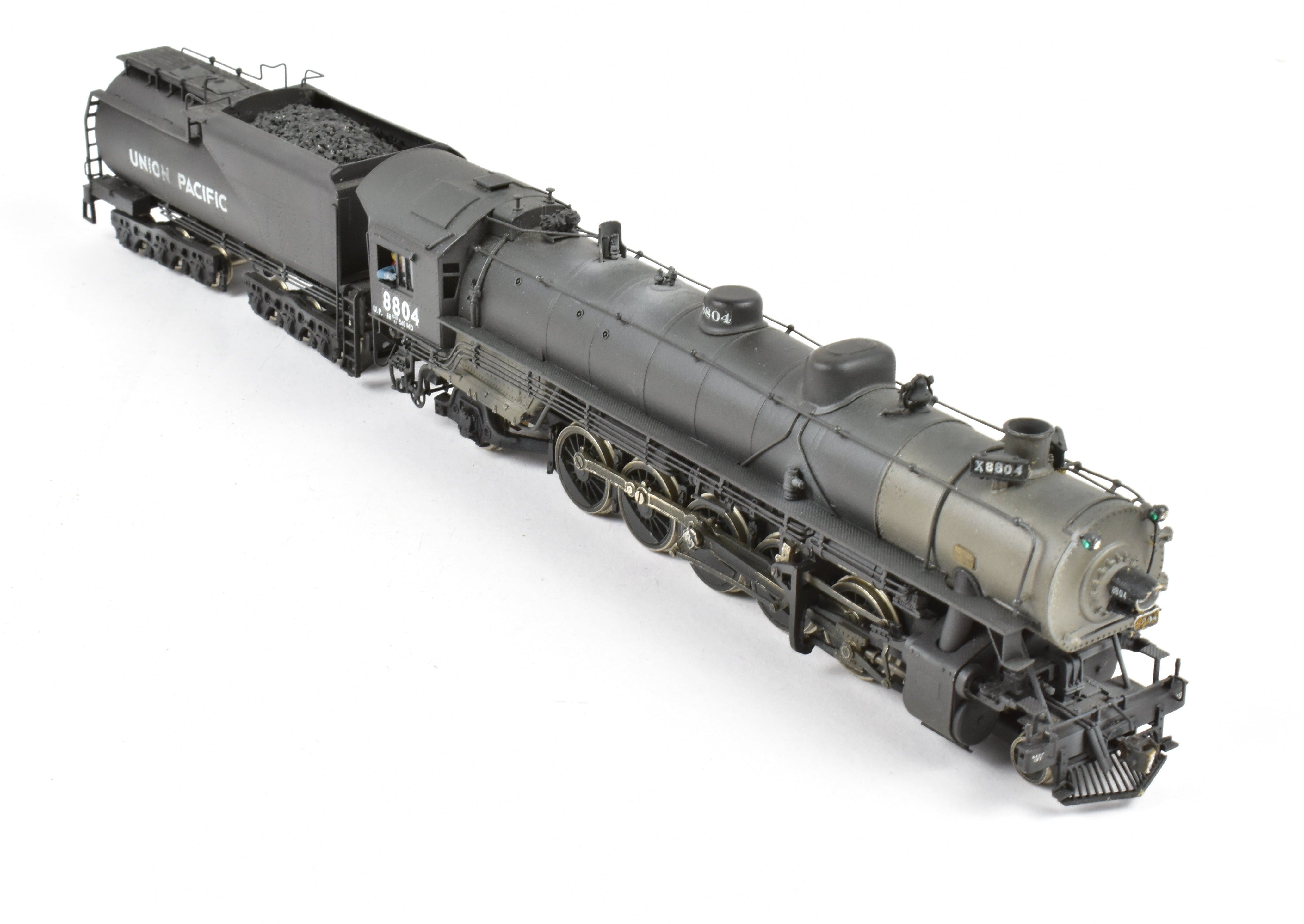 HO Scale Brass Train Model by Westside Model Co., Union Pacific 8800 Class 4 - 10 - 2 Locomotive, Custom Painted No. 8804