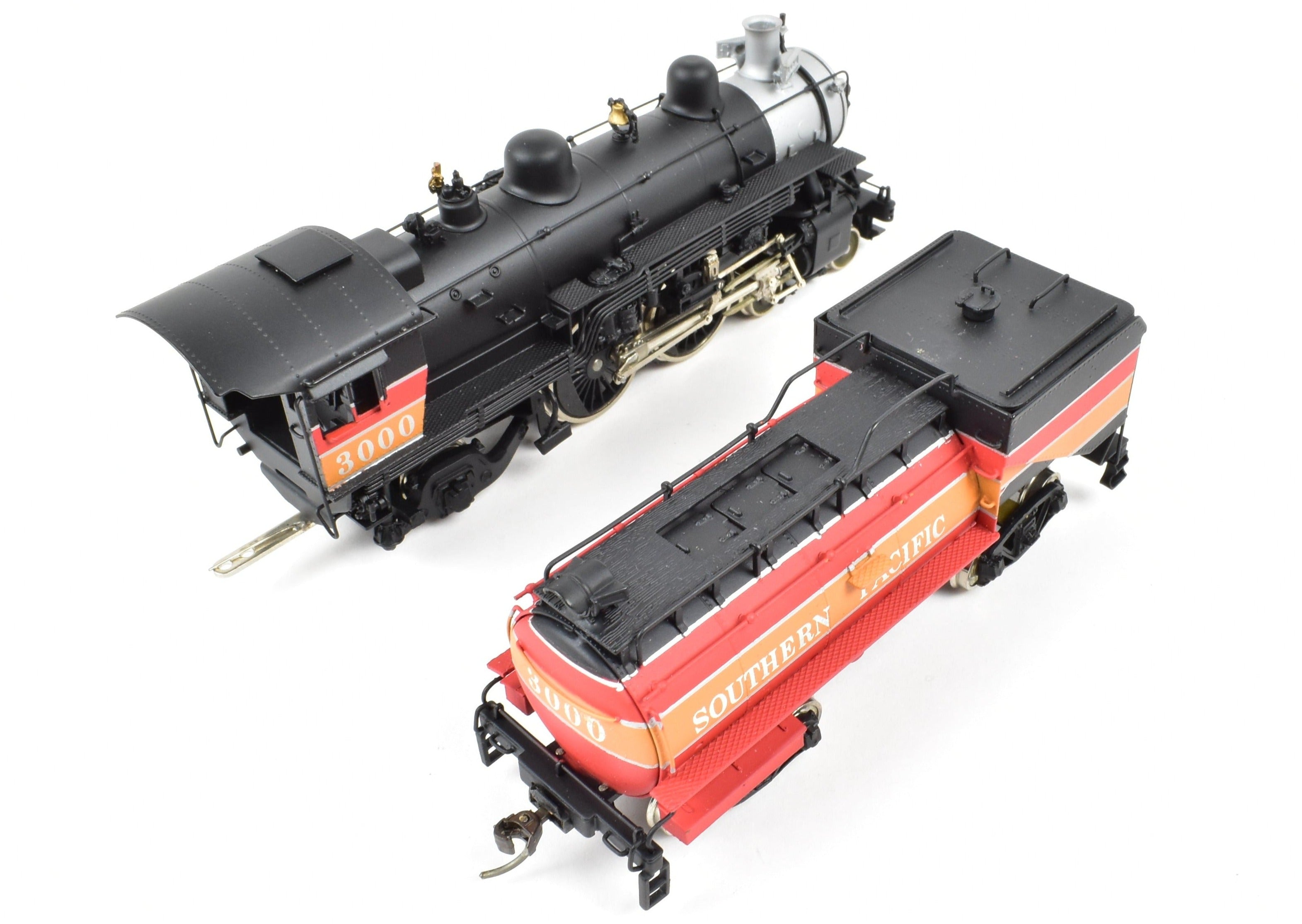 HO Scale Brass Model Train - Westside Model Co. Southern Pacific Class A - 6 Atlantic 4 - 4 - 2 F/P Daylight Locomotive #3000