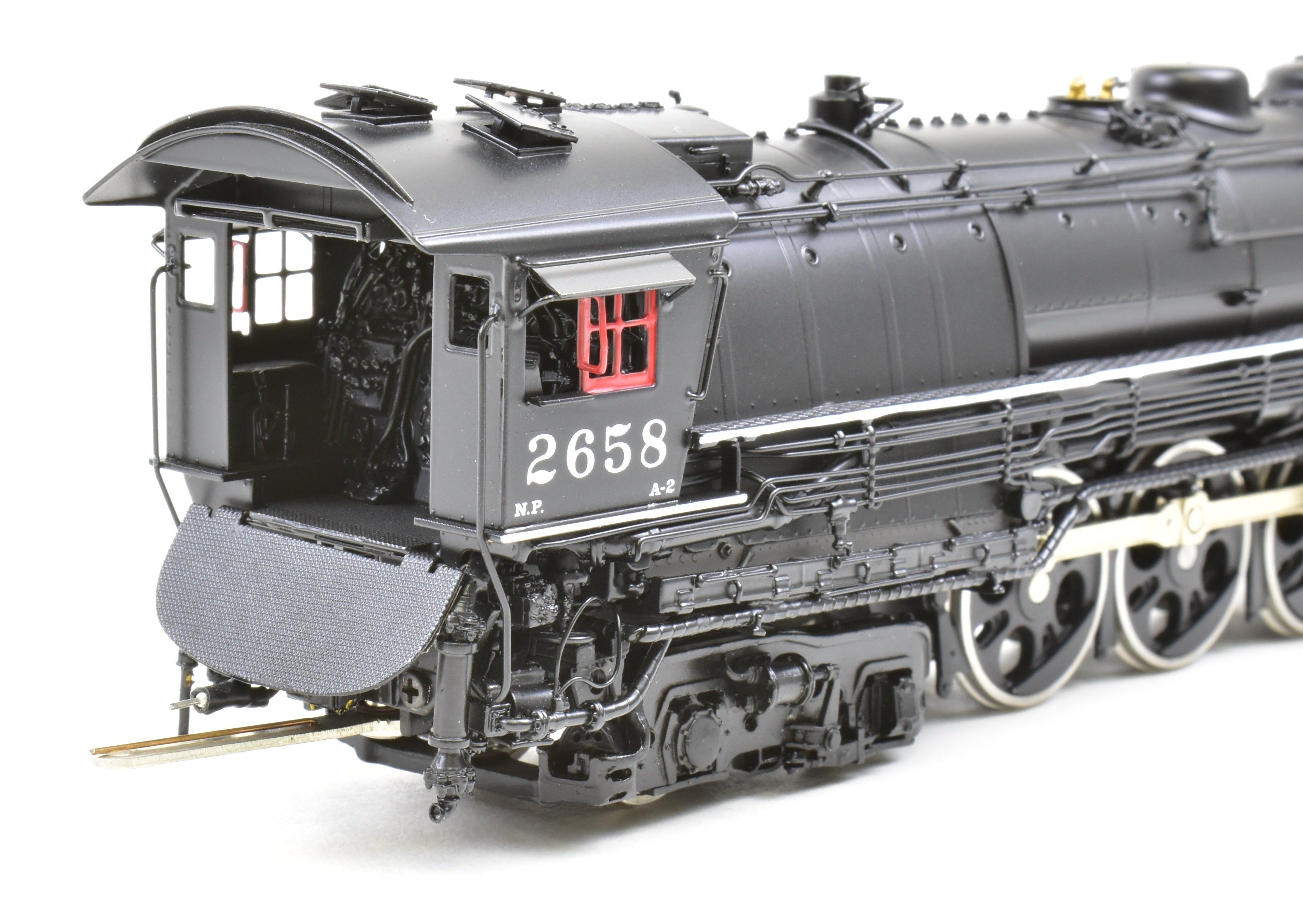 HO Scale Brass W&R Enterprises NP Northern Pacific A-2 4-8-4 Locomotive #2658