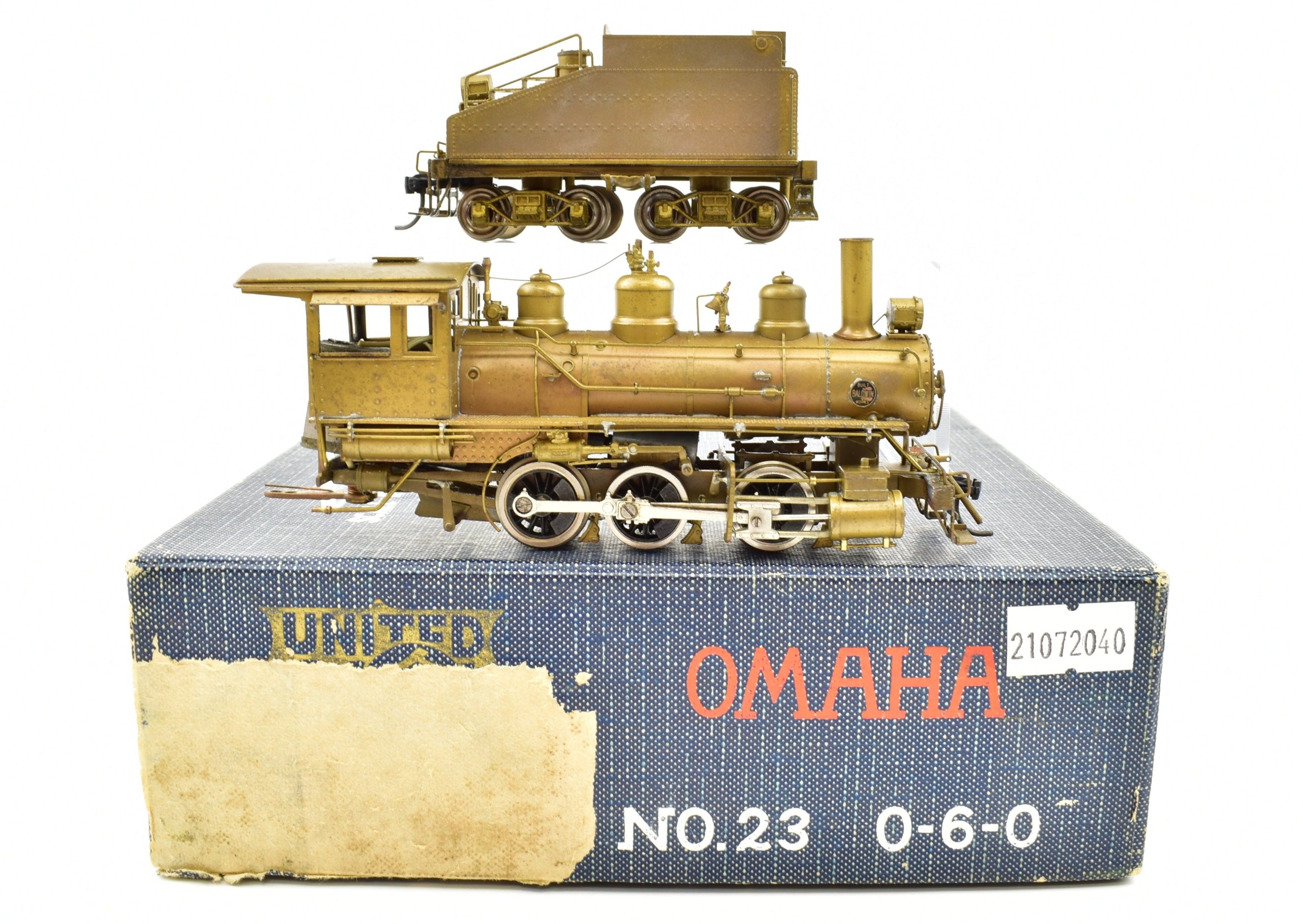 HO Scale Brass PFM - United 0-6-0 Locomotive #23 of Chicago, St Paul, Minneapolis & Omaha Railway