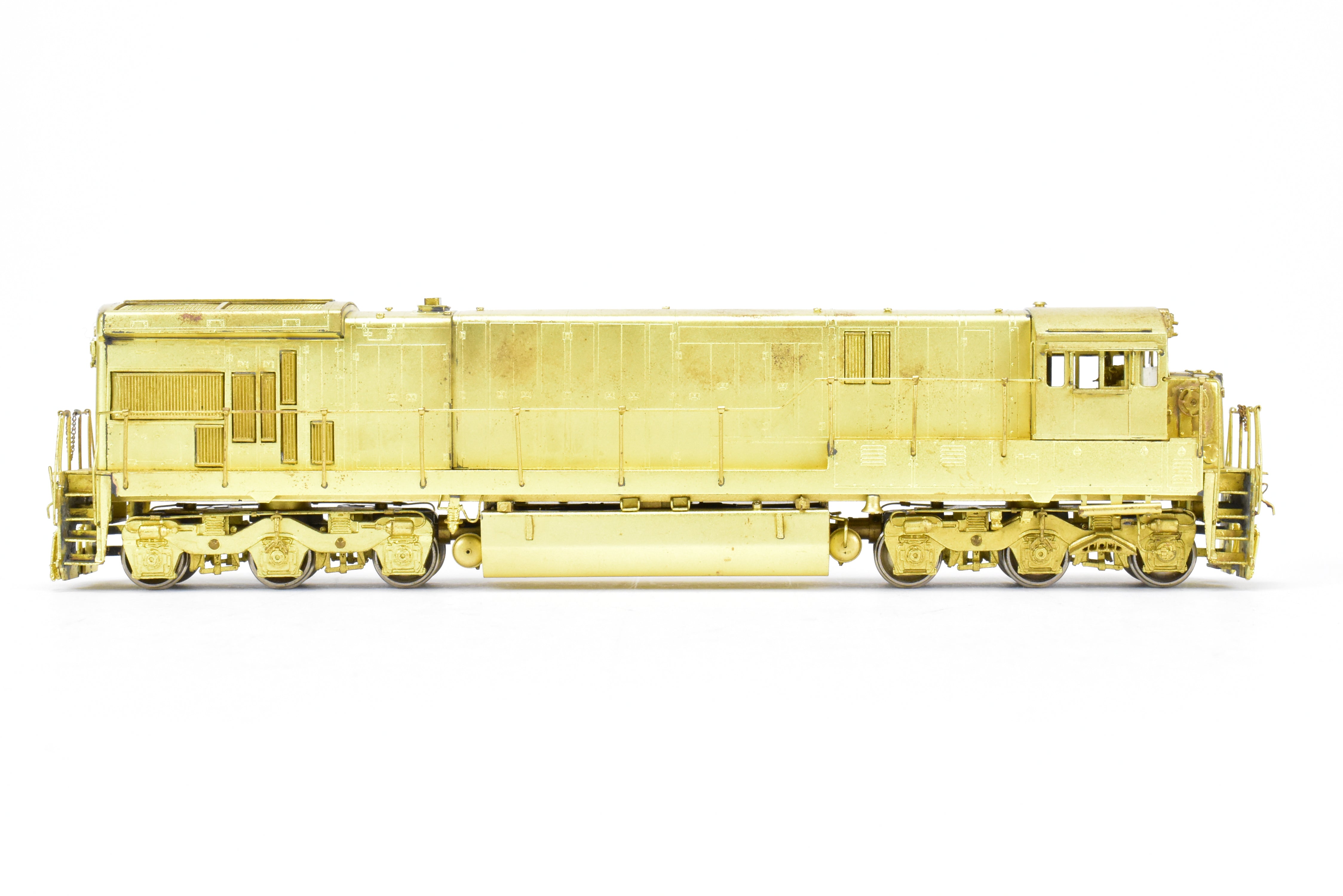 HO Scale Brass Model Train Locomotive - Overland Models Inc. GE C30 - 7 Four Window Cab for Various Roads