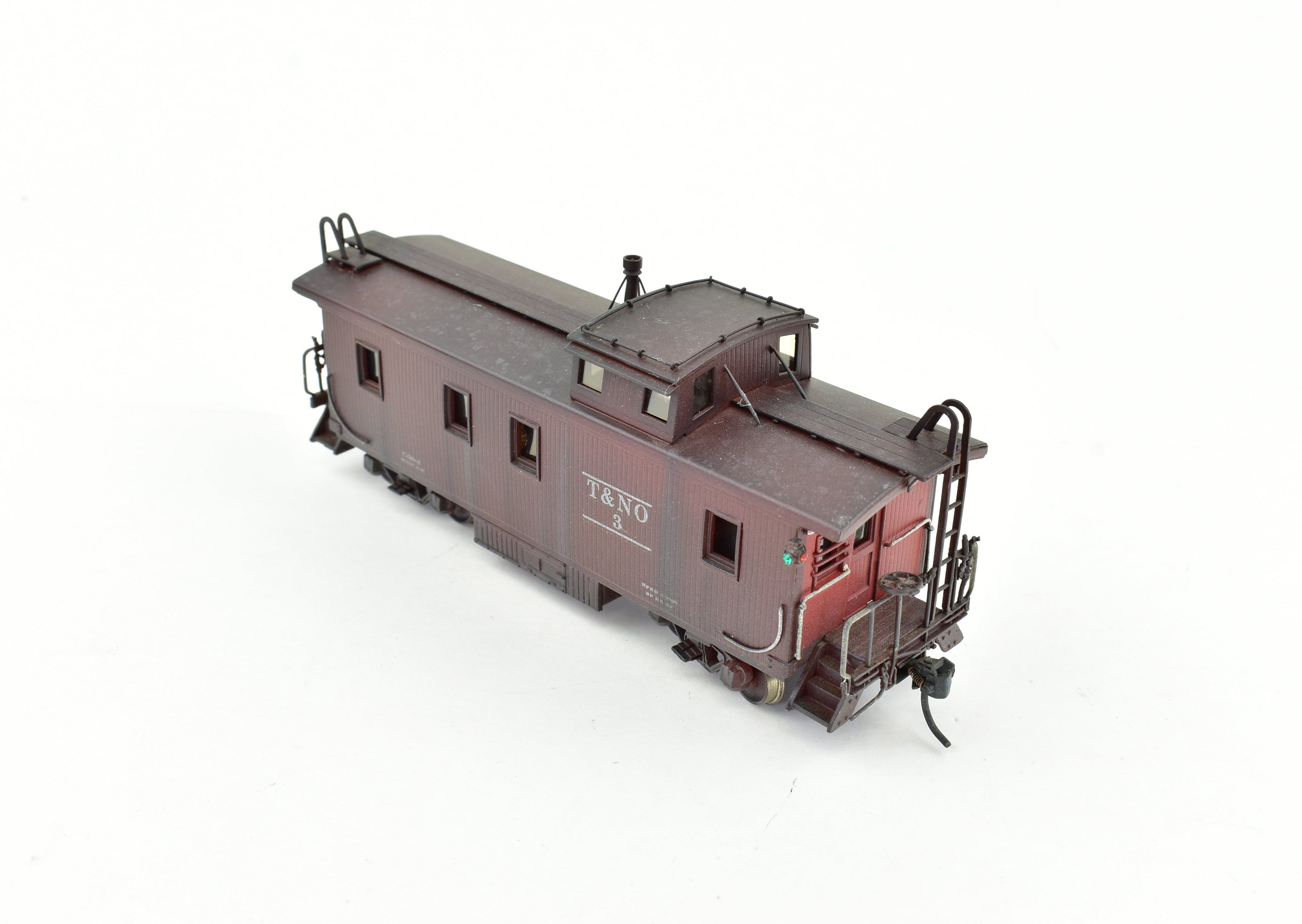 HO Scale Brass Model Train - Precision Scale Co. SP/T&NO - Texas & New Orleans C-30-3 Wooden Cupola Caboose CP Model