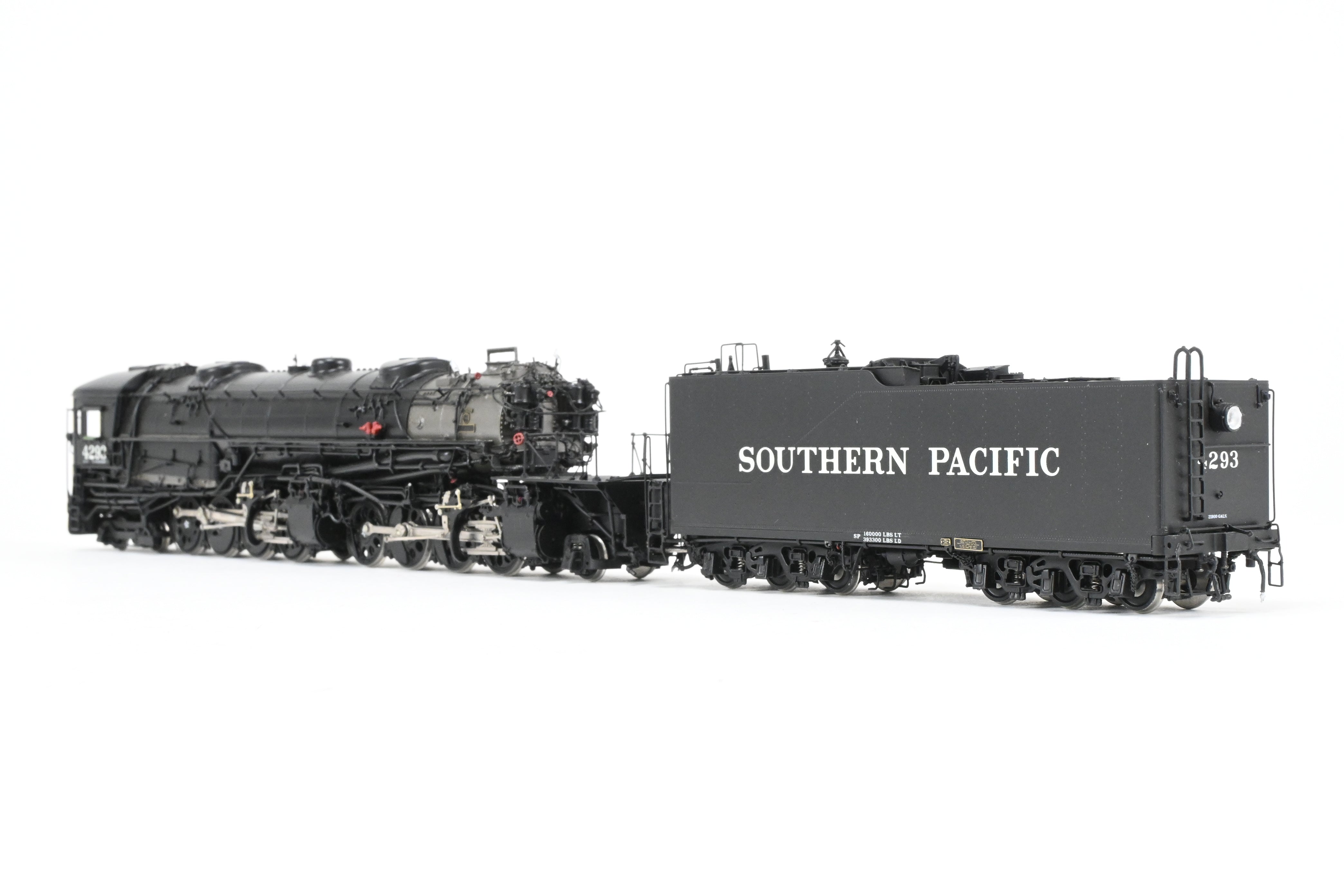 HO Scale Brass Southern Pacific Class AC - 12 4 - 8 - 8 - 2 Cab Forward #4293 by Challenger Imports