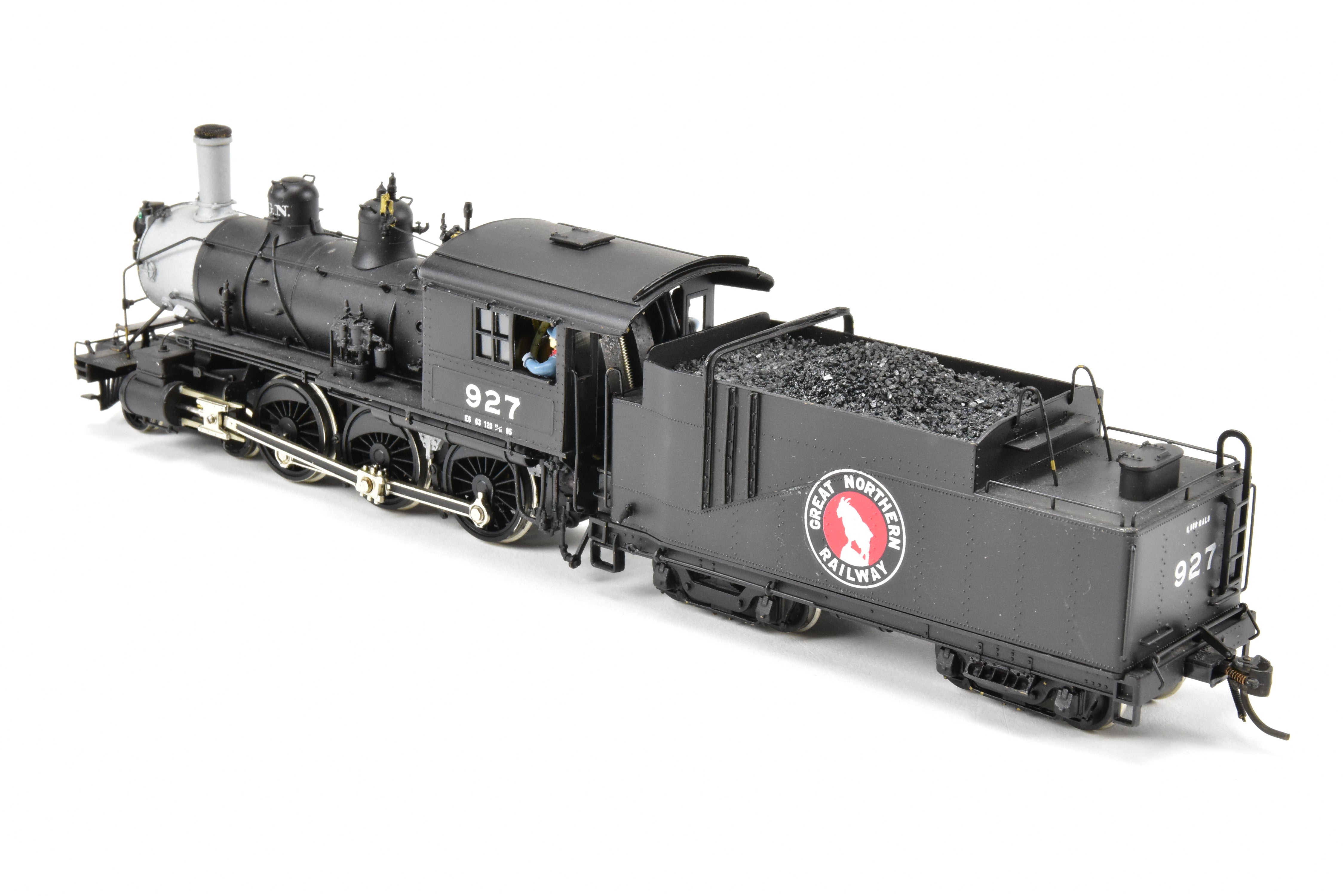 High - Quality HO Scale Brass Pacific Fast Mail (PFM) United Great Northern E - 6 4 - 6 - 0 Ten Wheeler Professionally Painted Model Locomotive #927