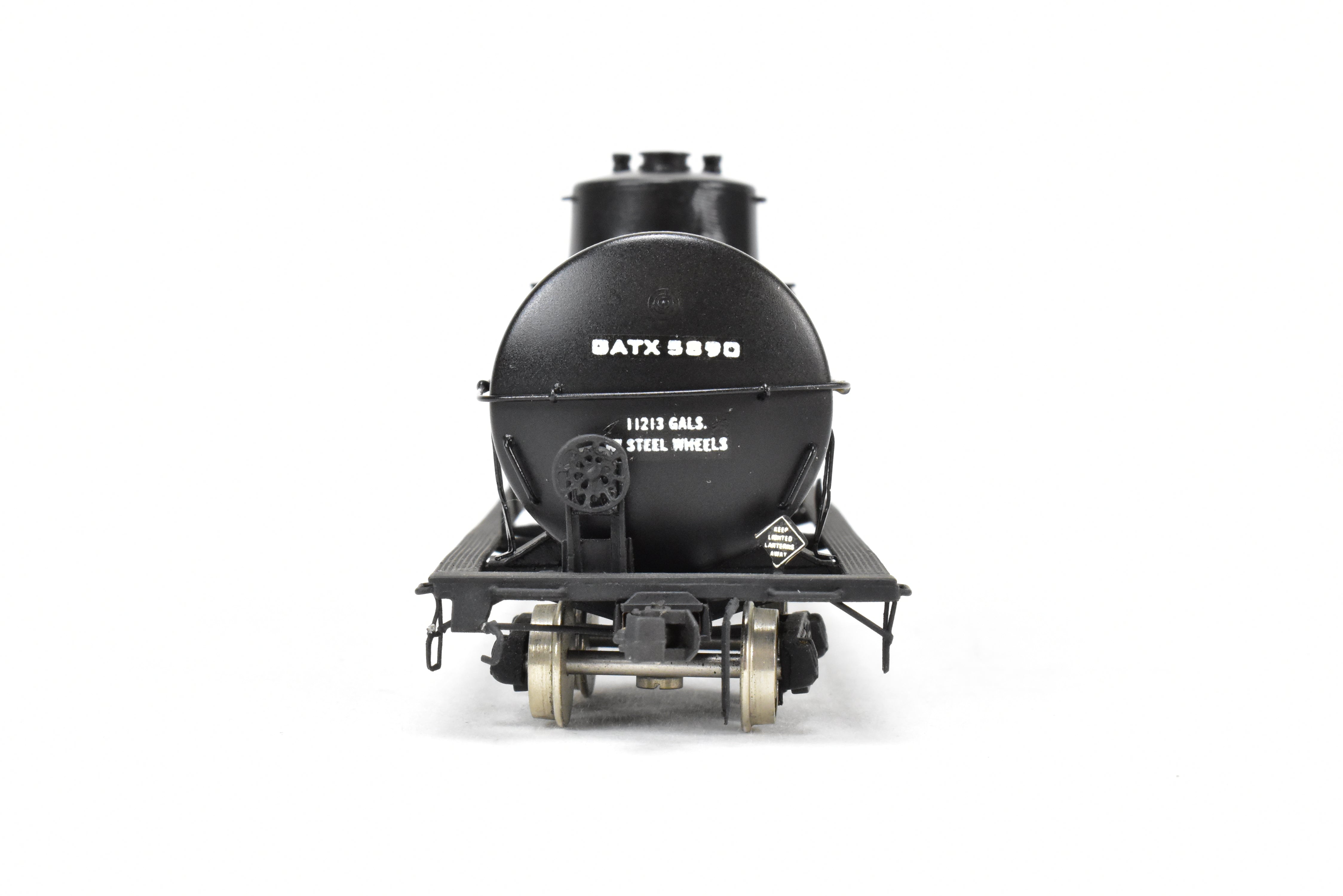 HO Scale Brass Precision Scale Co. Model 16,000 Gallon Tank Car with Gulf Oil Corporation Decals for Railroad Enthusiasts