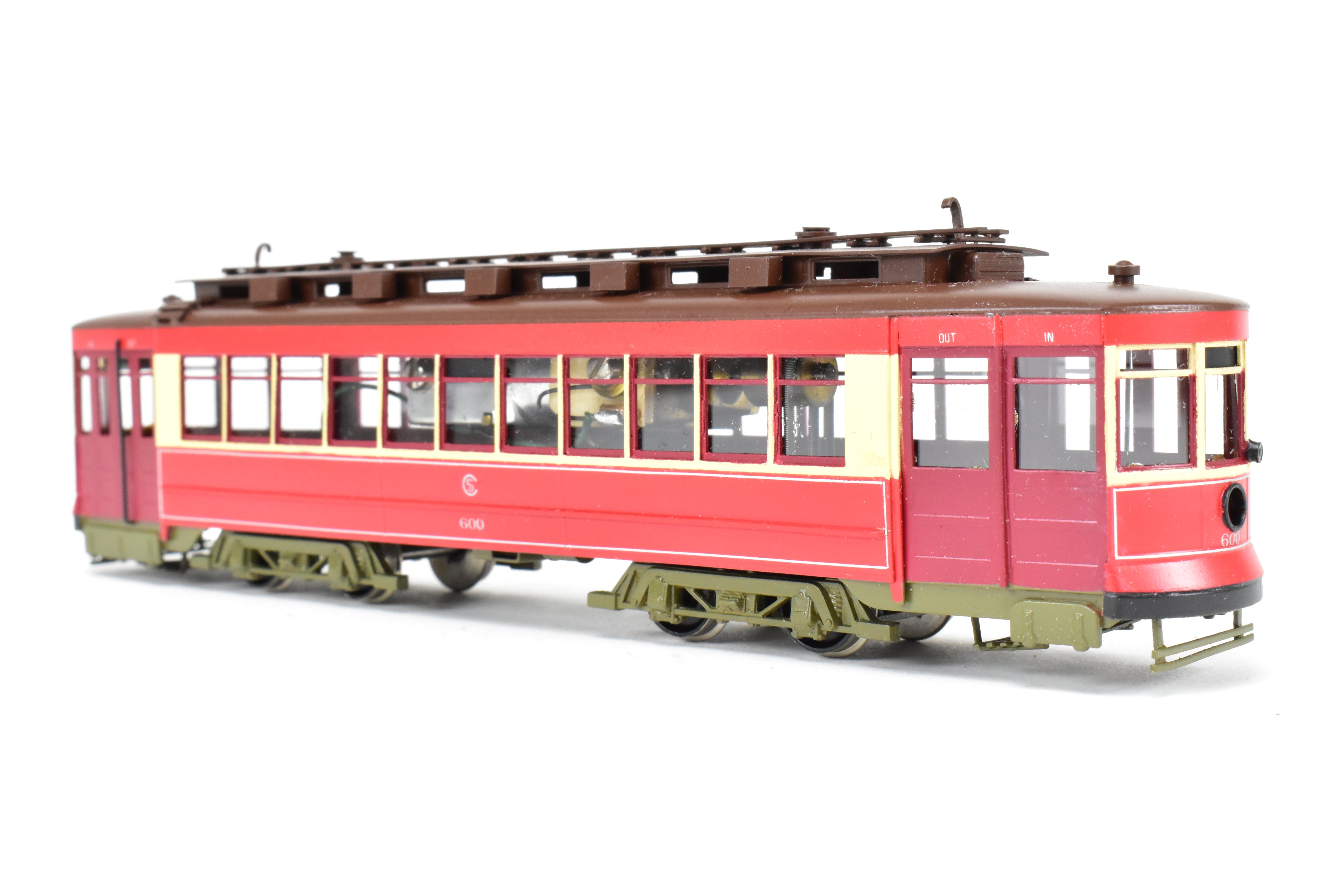 HO Scale Brass Fairfield 343 CSL Chicago Surface Lines Custom Painted Pullman Car No. 600 in REBOXX