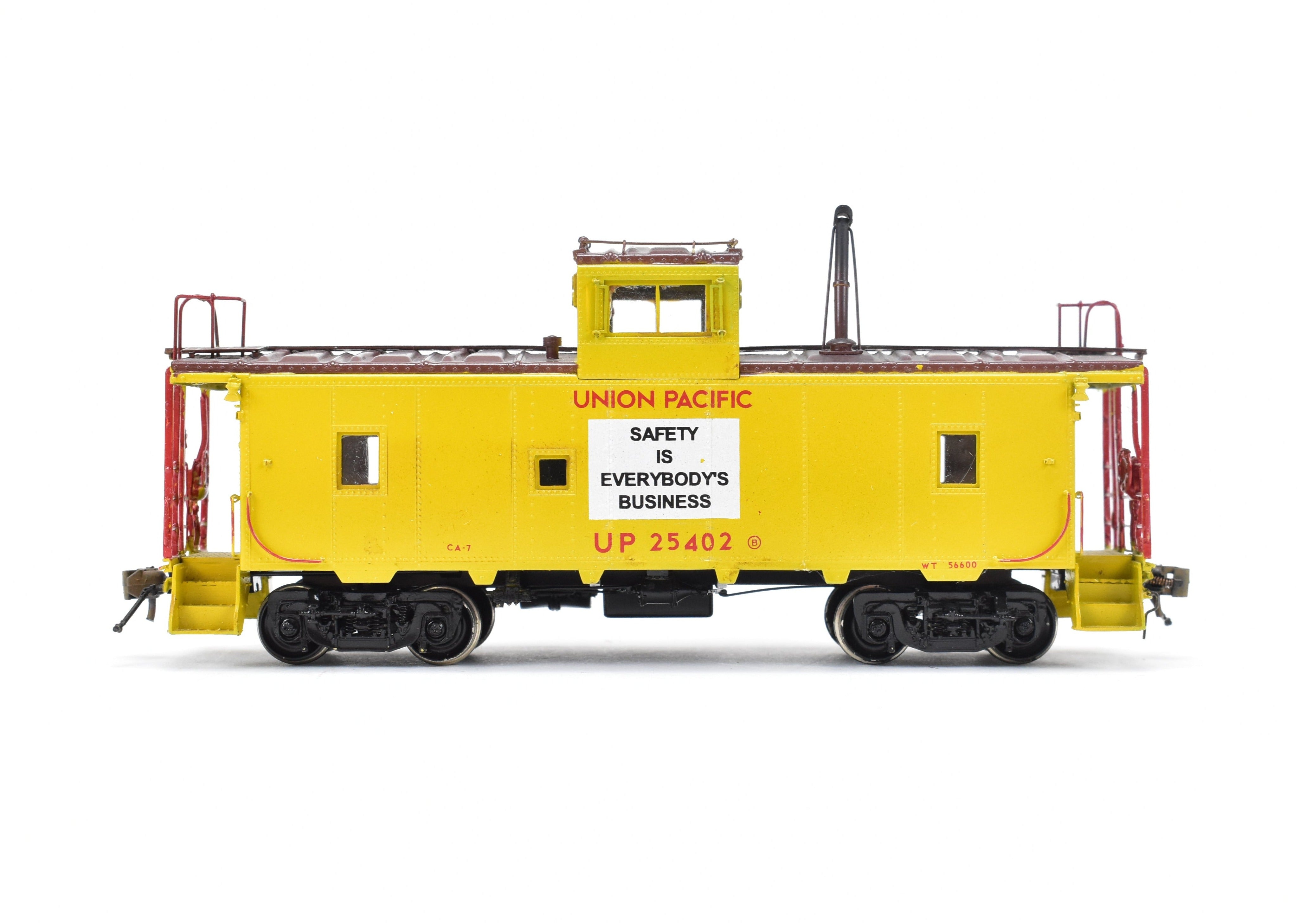 HO Brass OMI UP Union Pacific CA - 7 Custom - Painted Caboose by Overland Models