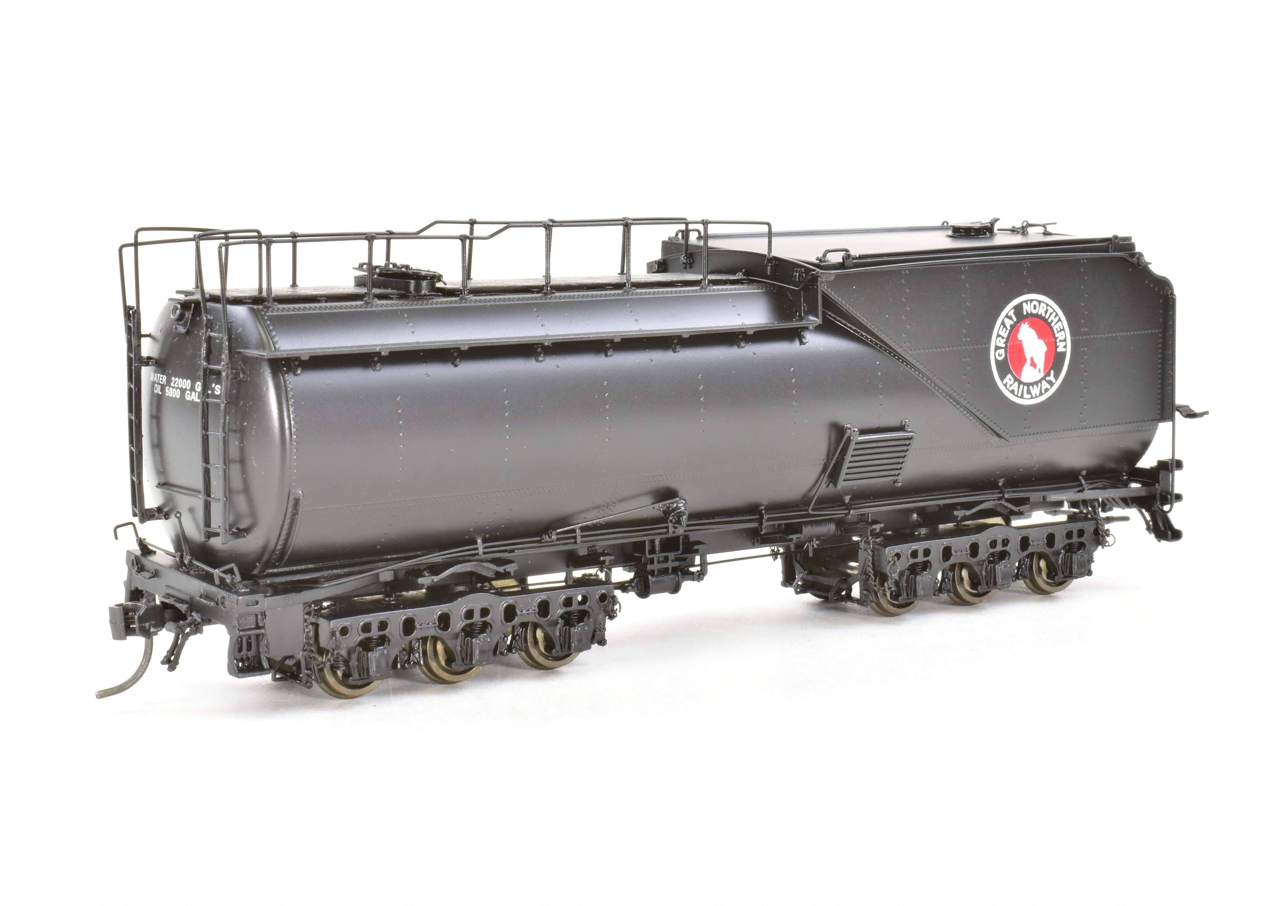 HO Scale Brass Model Train by Precision Scale Co. - Great Northern Class N - 3 2 - 8 - 8 - 0 FP in Glacier Park Scheme