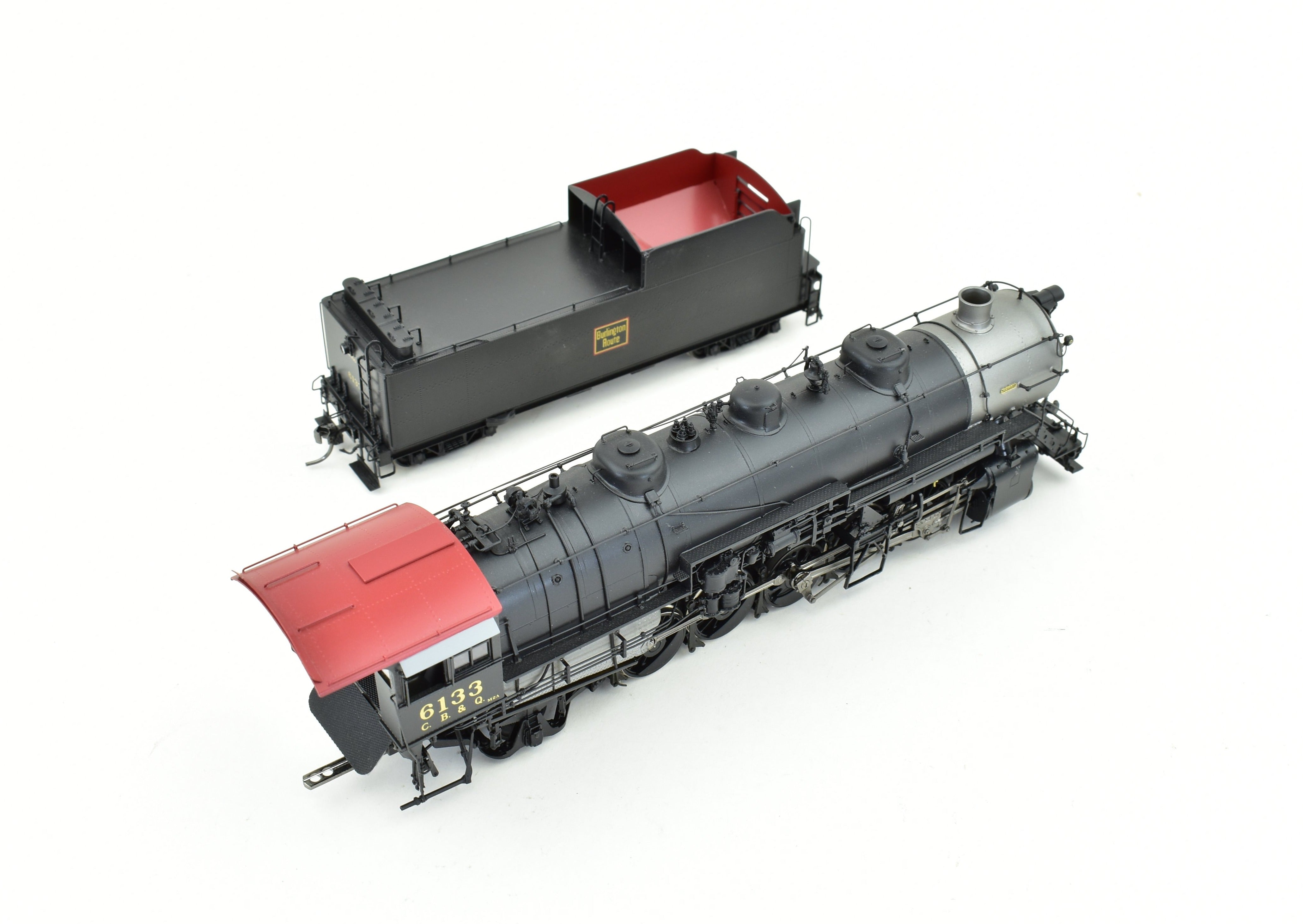High - Quality HO Scale Brass Steam Locomotive CON CIL - Challenger Imports CB&Q - Burlington Route Class M2A 2 - 10 - 2 FP #6133 Model