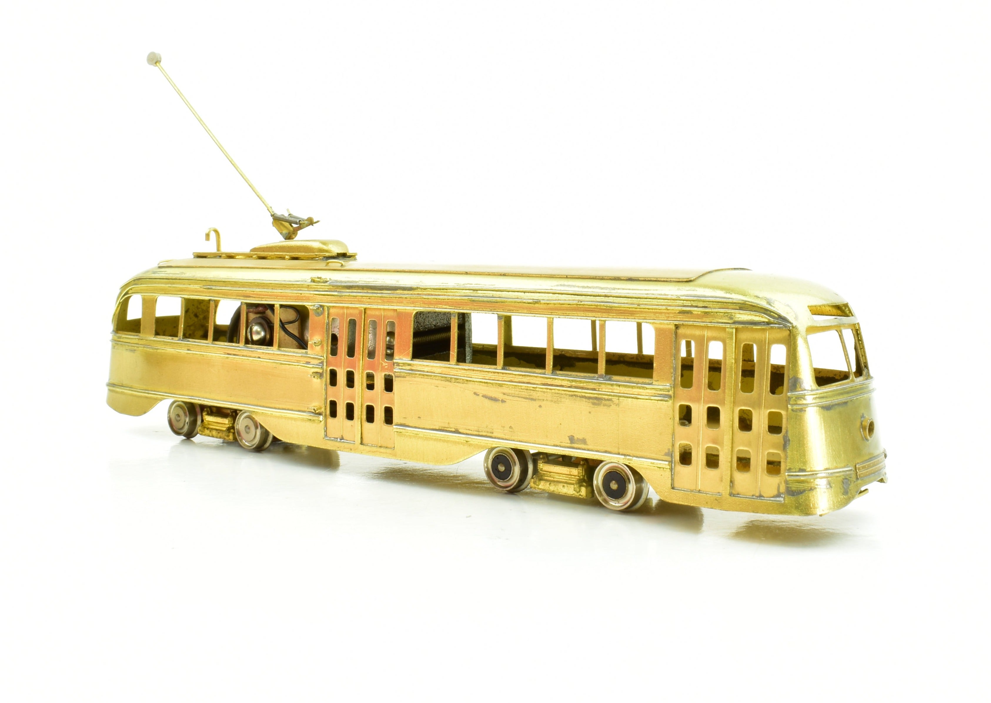 HO Scale Brass Los Angeles Railway Type P - 2 PCC Streetcar by S. Soho & Co.