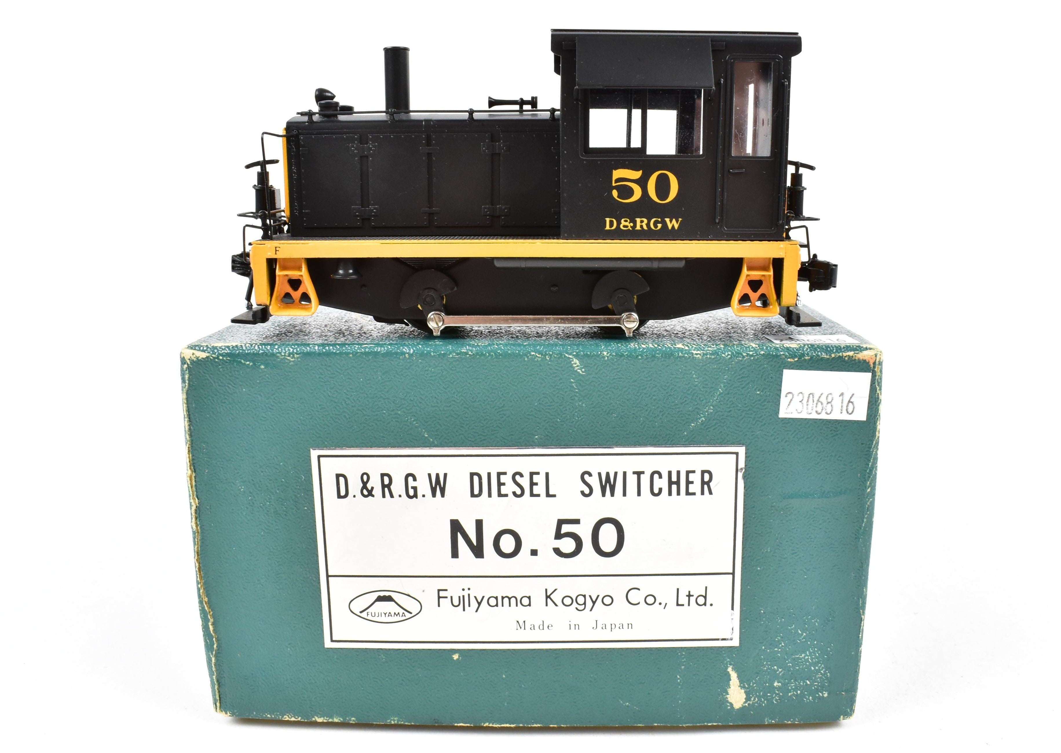1971 Pro - Painted On3 Brass PFM Denver & Rio Grande Western Diesel Switcher #50