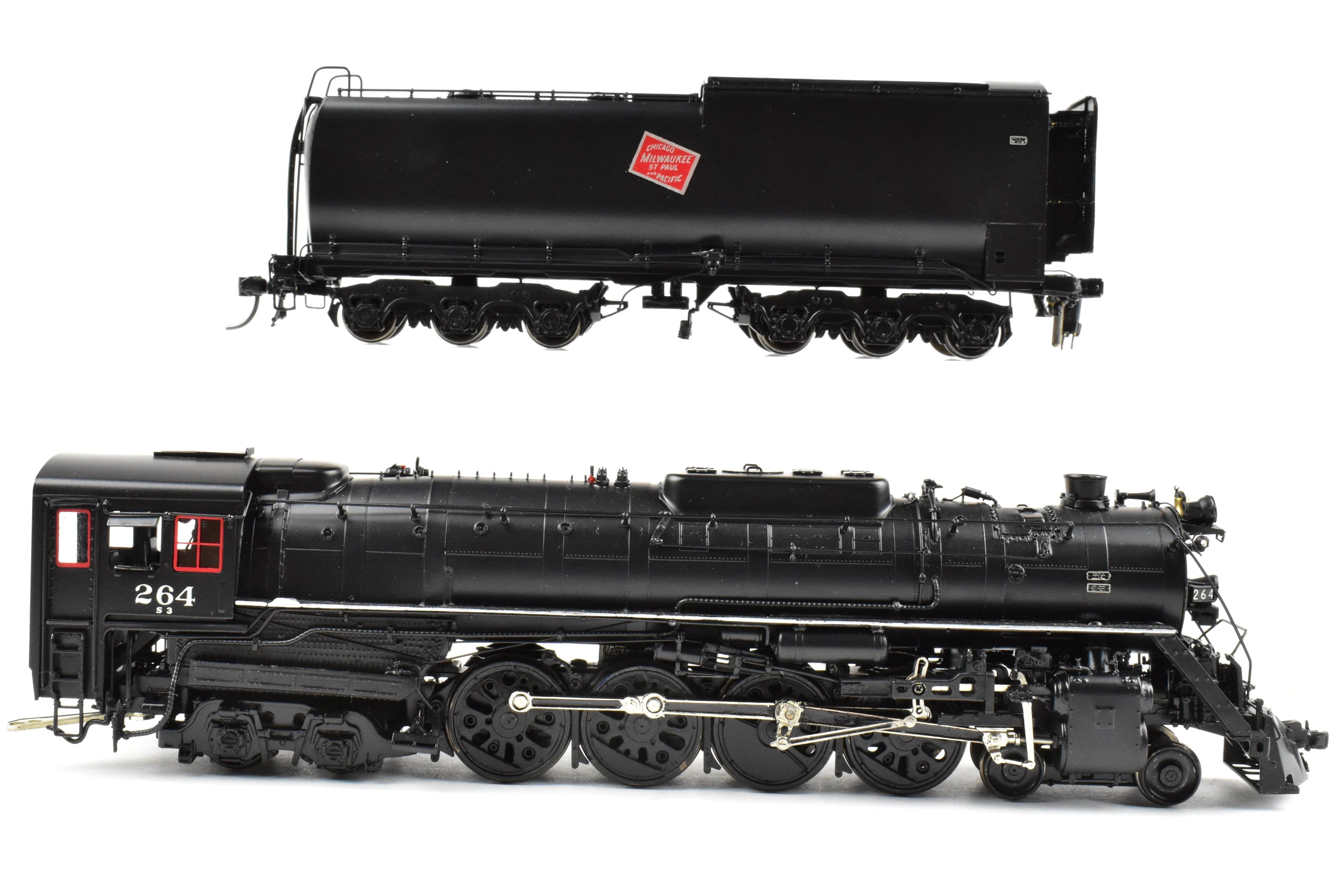 HO Brass OMI MILW S-3 4-8-4 Round Boiler Front FP No. 264 by Overland Models