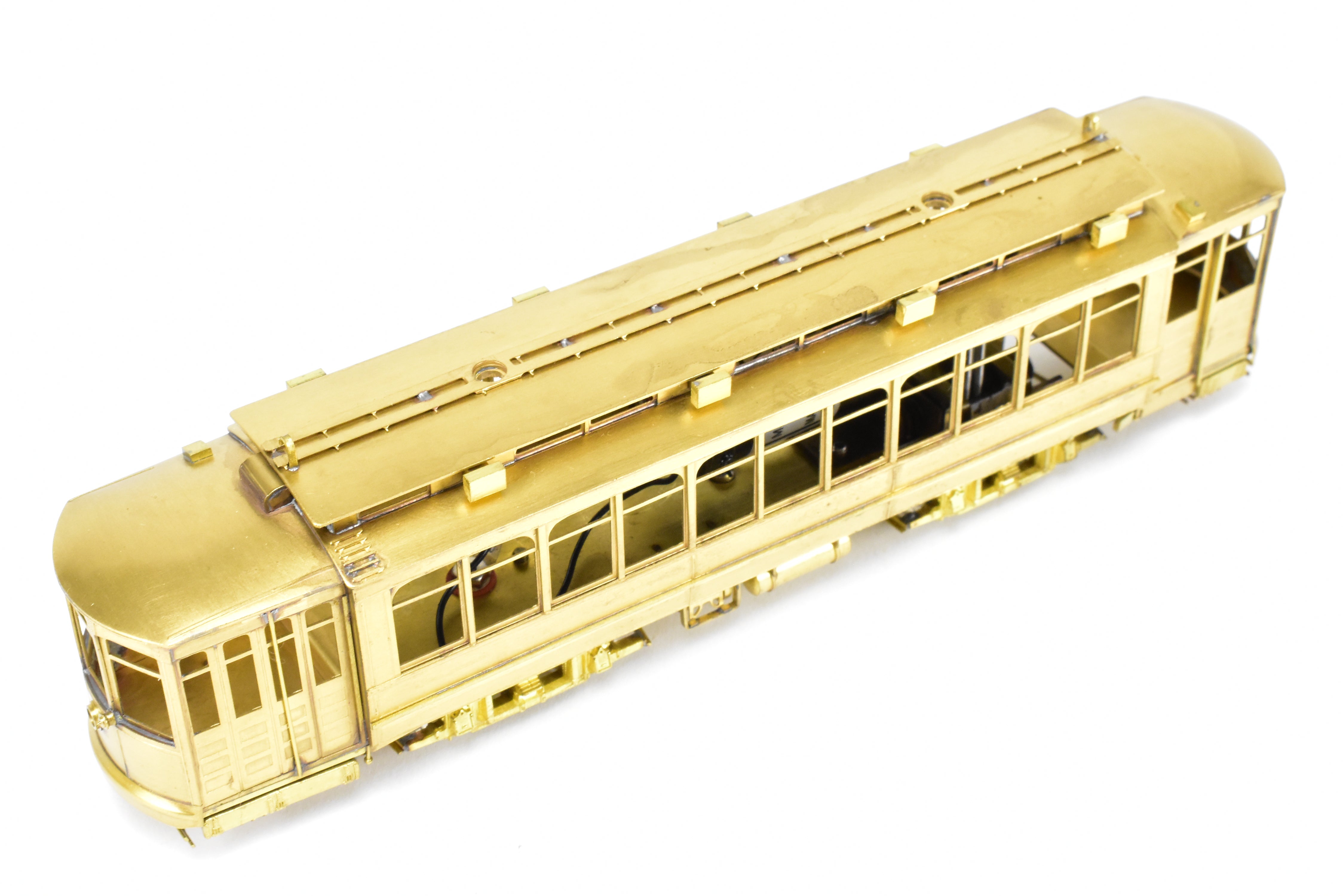 High - Quality HO Scale Brass Chicago Surface Lines Short Brill Car Model 347 CSL by Fairfield Traction Models