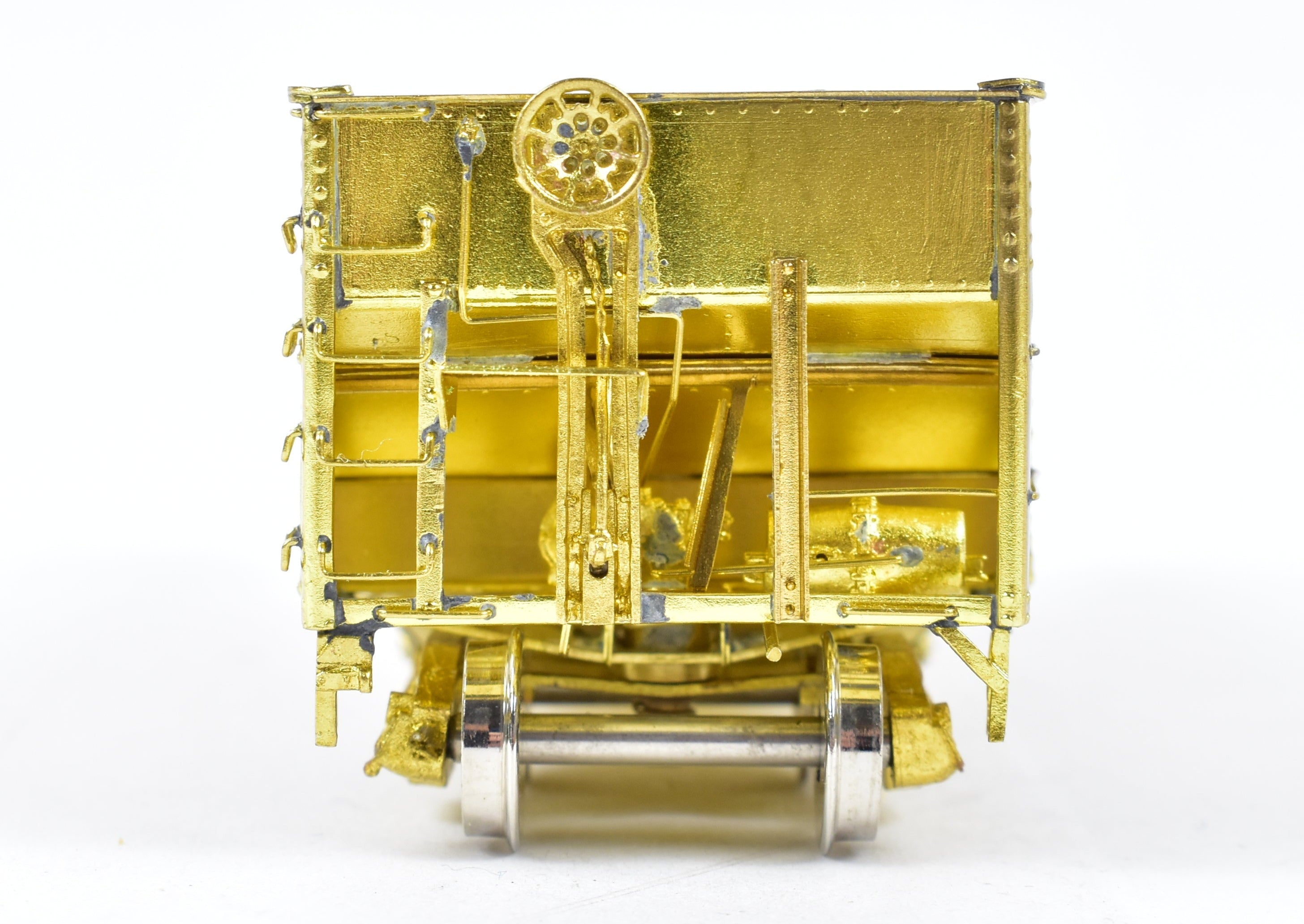HO Scale Brass Freight Car - Overland Models, Inc. Chesapeake & Ohio (C&O) H-6 2 Bay Hopper Model