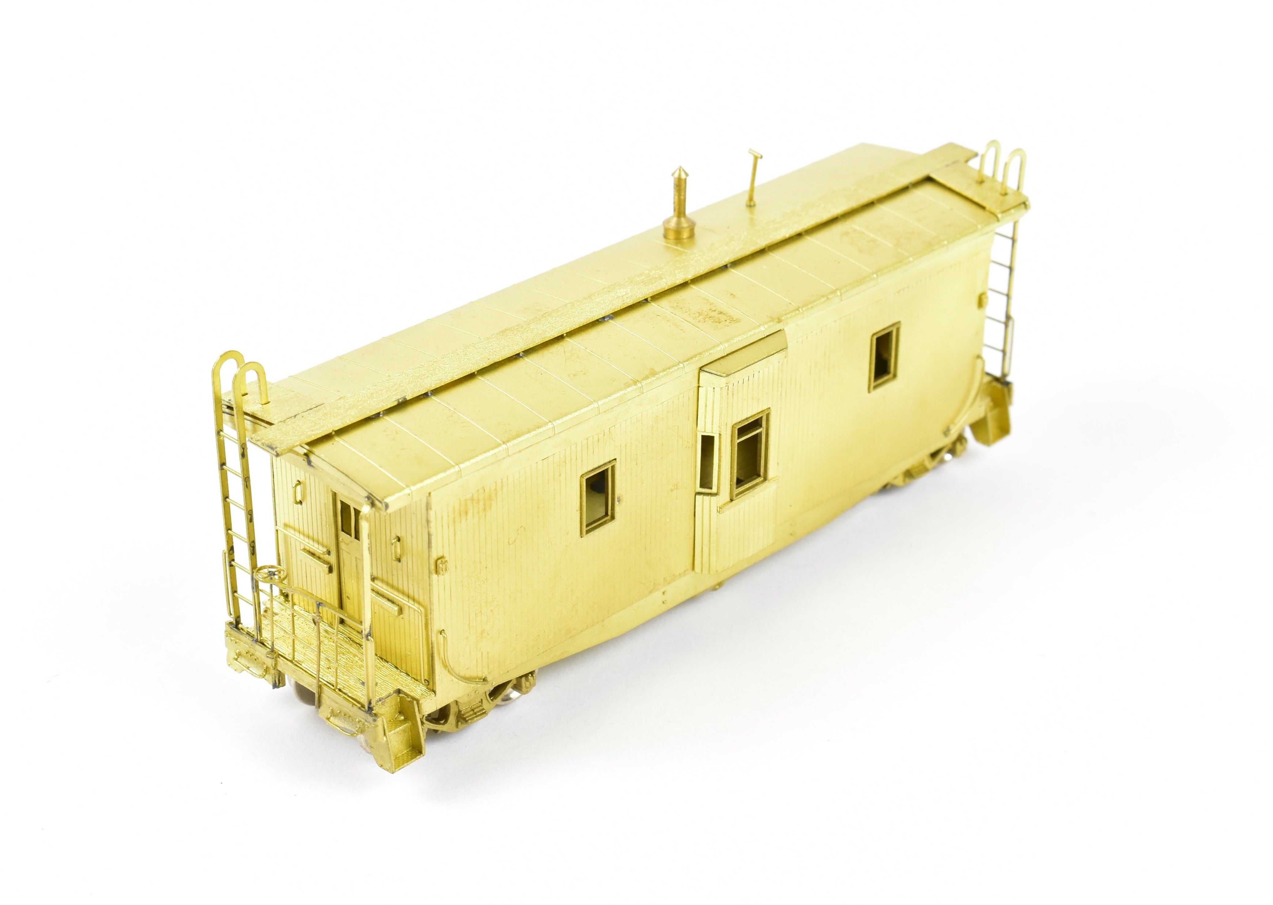 HO Scale Brass Northern Pacific Wood Bay Window Caboose Model #10506 - 10594 by Overland Models, Inc. (OMI)