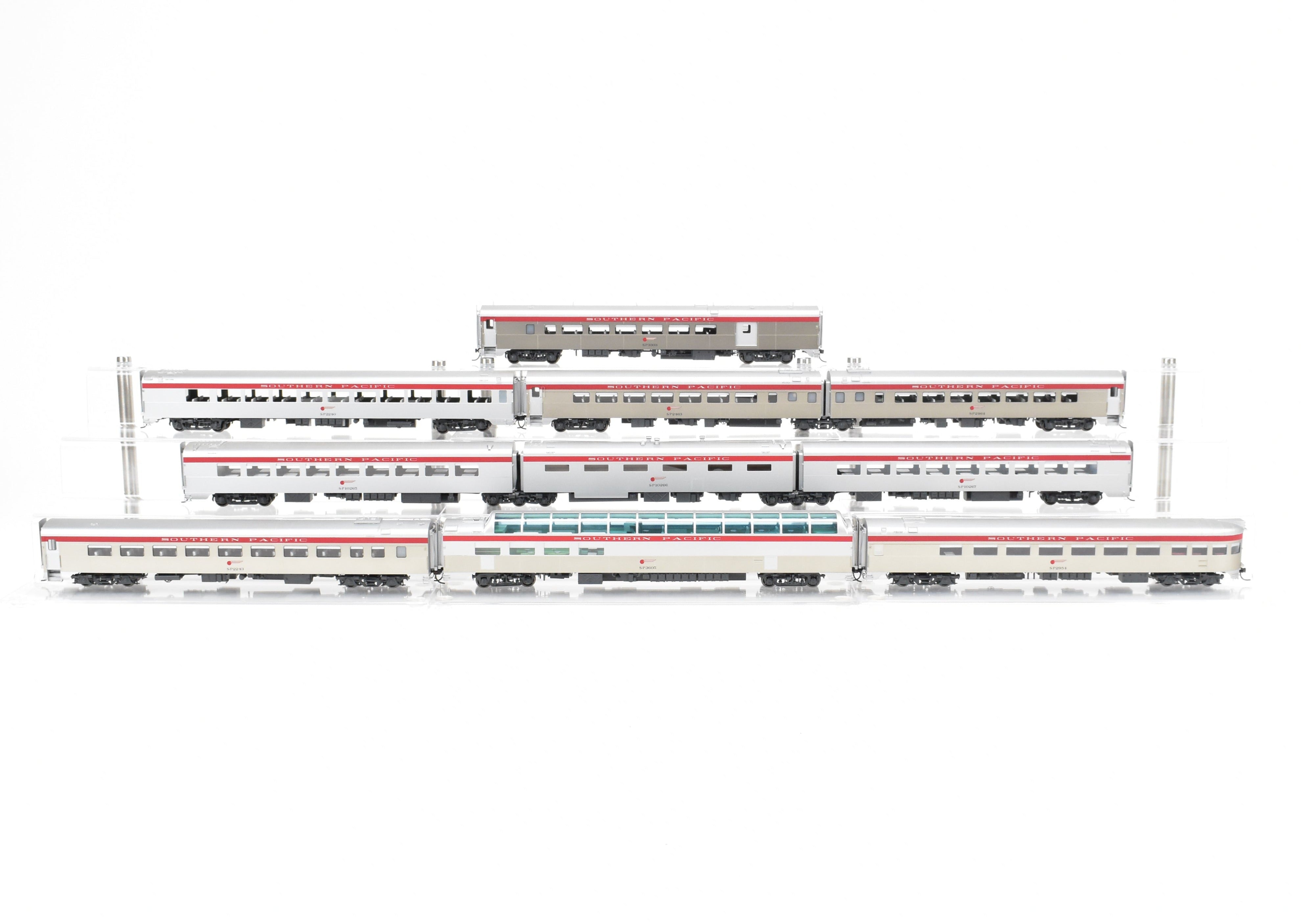 1960s HO Scale Brass SP Coast Daylight 10-Car Set by UTI