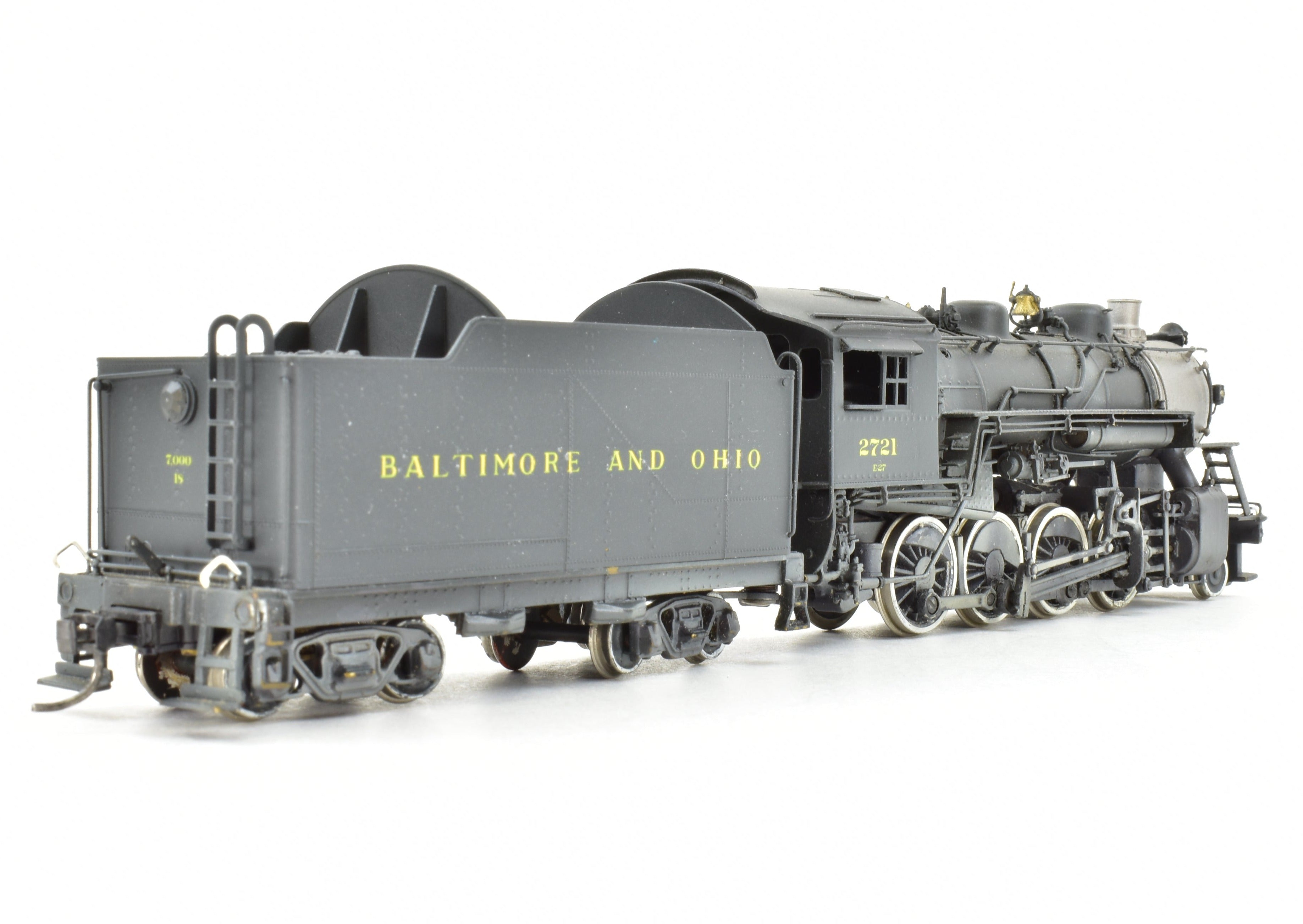 HO Brass PFM - United B&O Baltimore & Ohio E-27ca 2-8-0 Custom Painted Can Motor Model
