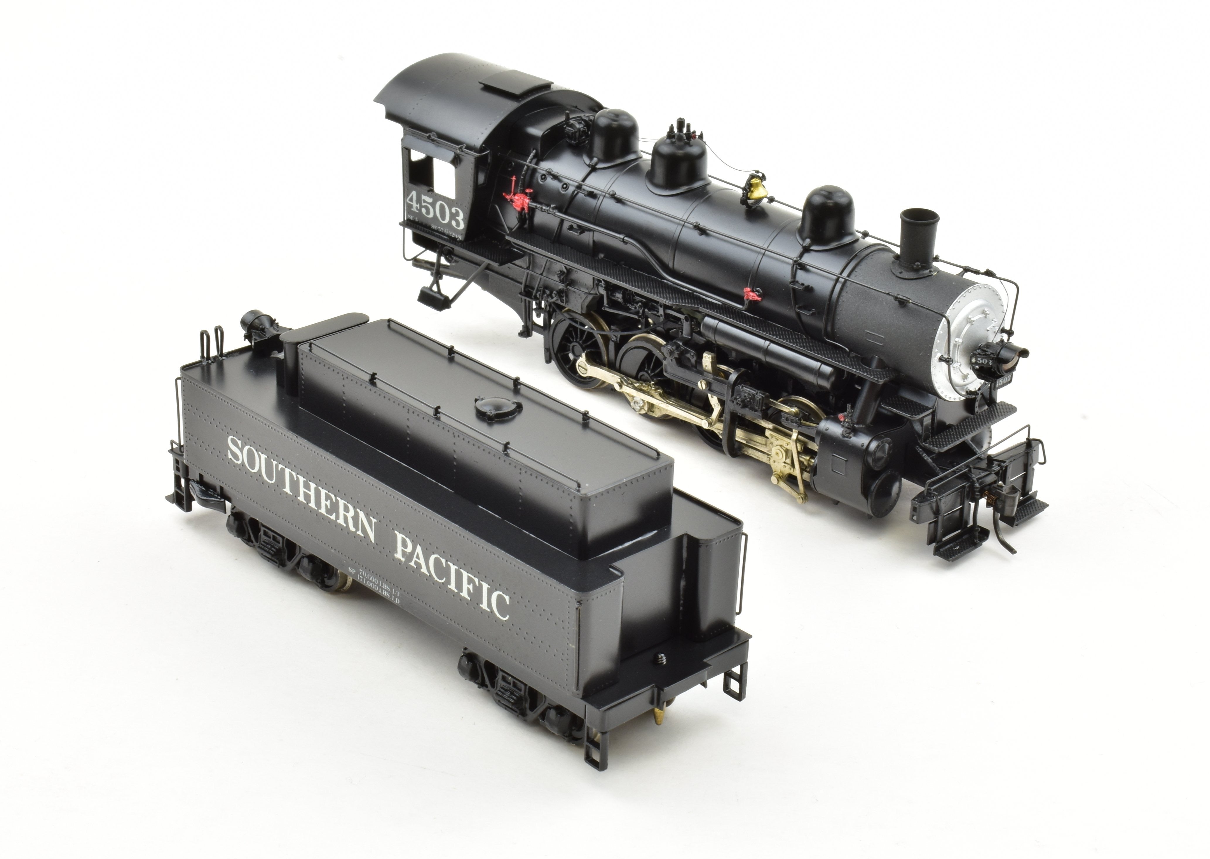High - Quality HO Scale Brass Balboa SP - Southern Pacific SE - 4 0 - 8 - 0 Locomotive Professionally Painted and Upgraded by Hal Maynard
