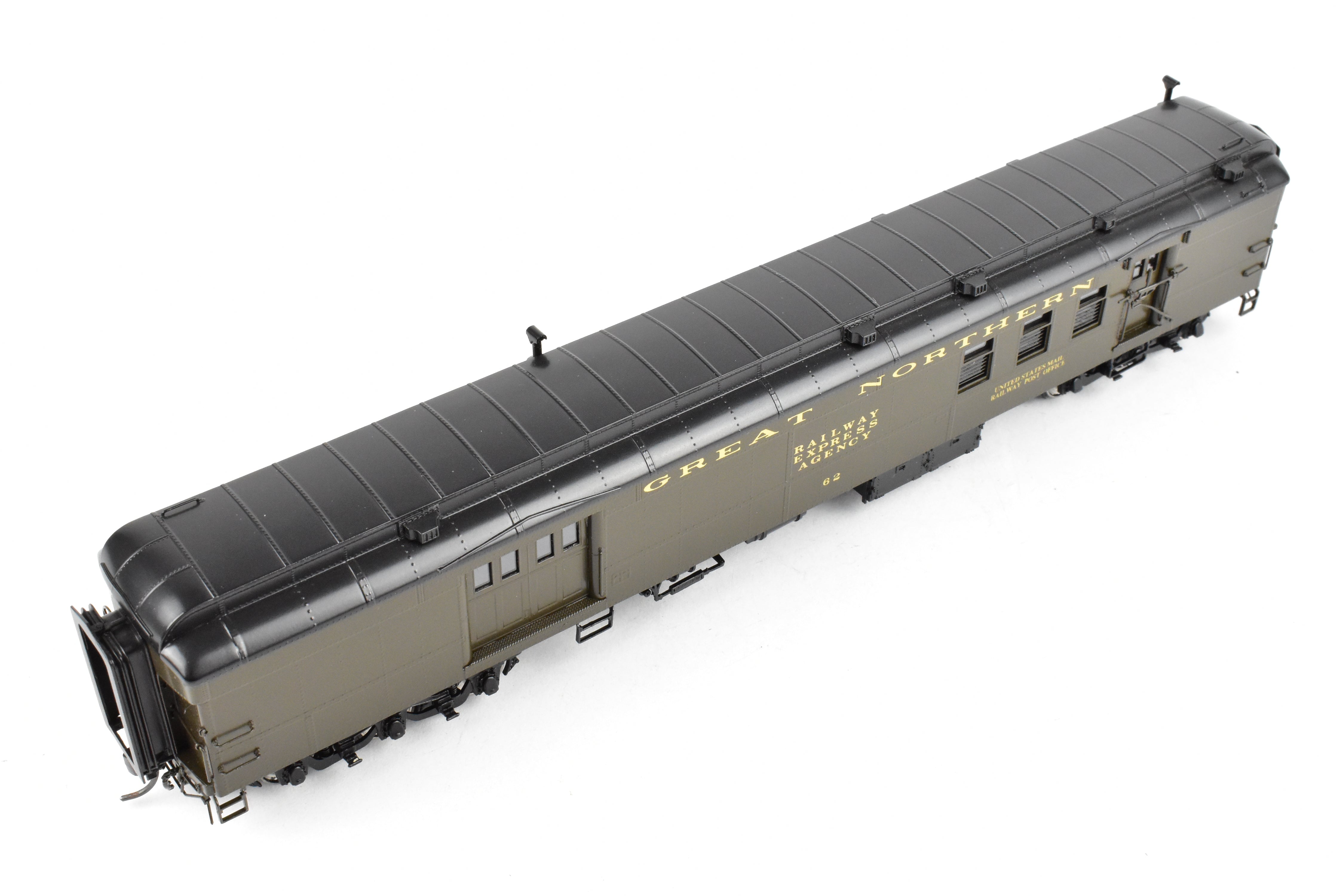 High - Quality HO Scale Brass Challenger Imports CIL - Great Northern HW Baggage Mail Express Car Model Series #52 - #71 with FP #62
