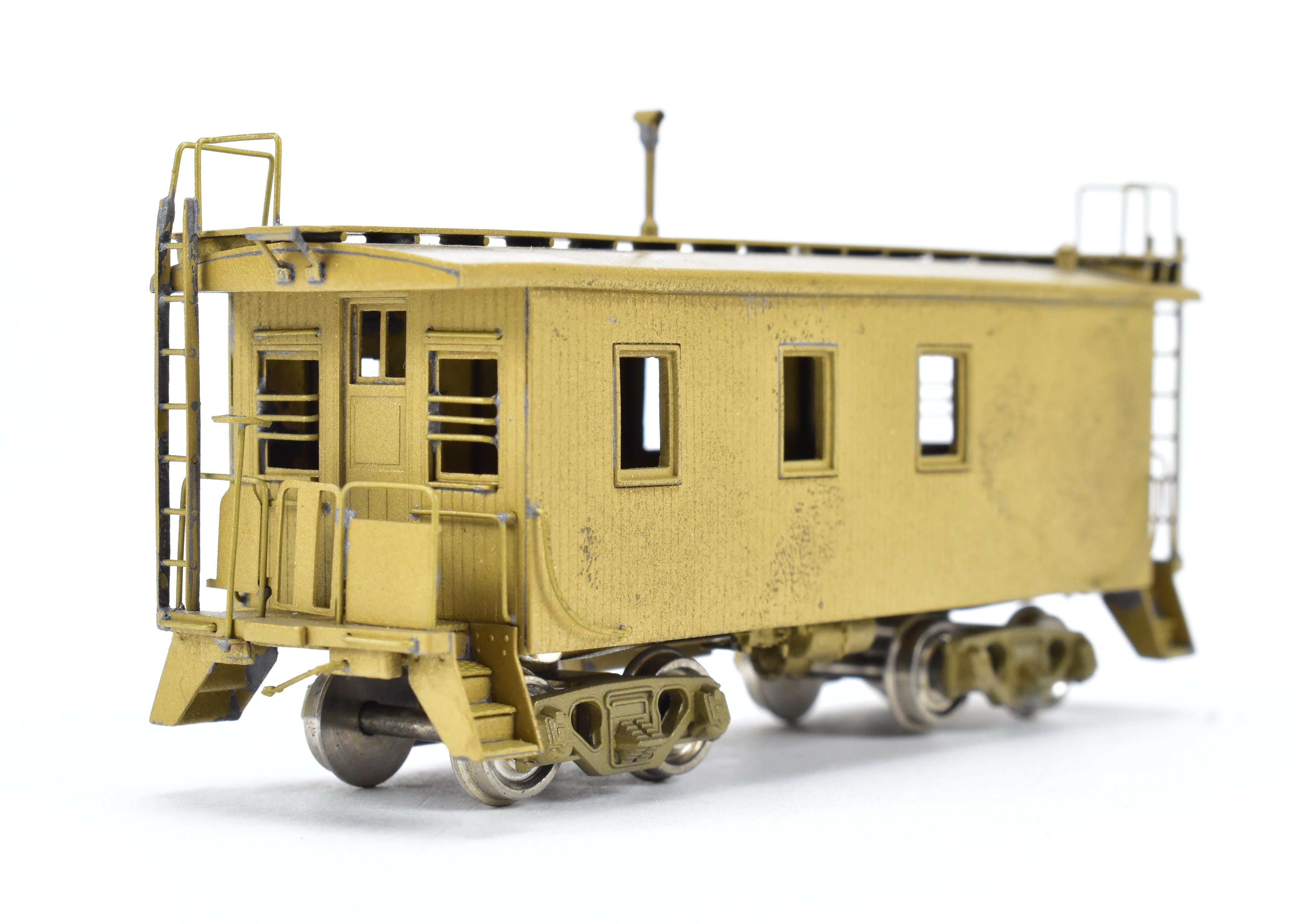 HO Scale Brass Model of Oriental Limited Great Northern 25 - Foot Yard Service Caboose