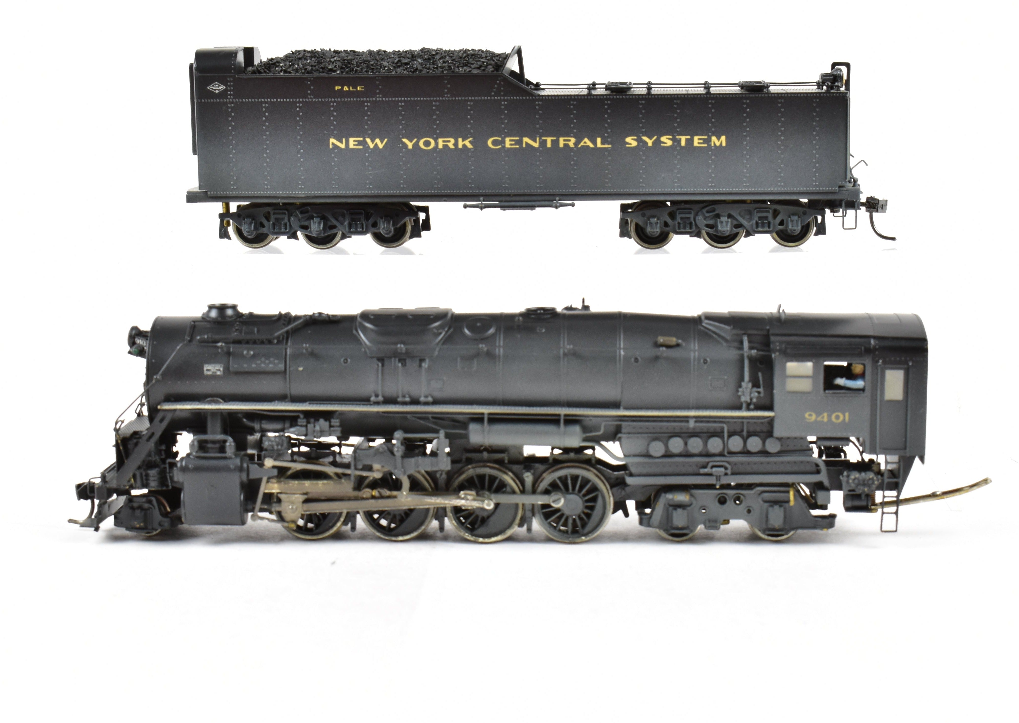 HO Scale Brass ALCO Models P&LE/NYC A-2a Berkshire #9401 Reboxxed Steam Locomotive