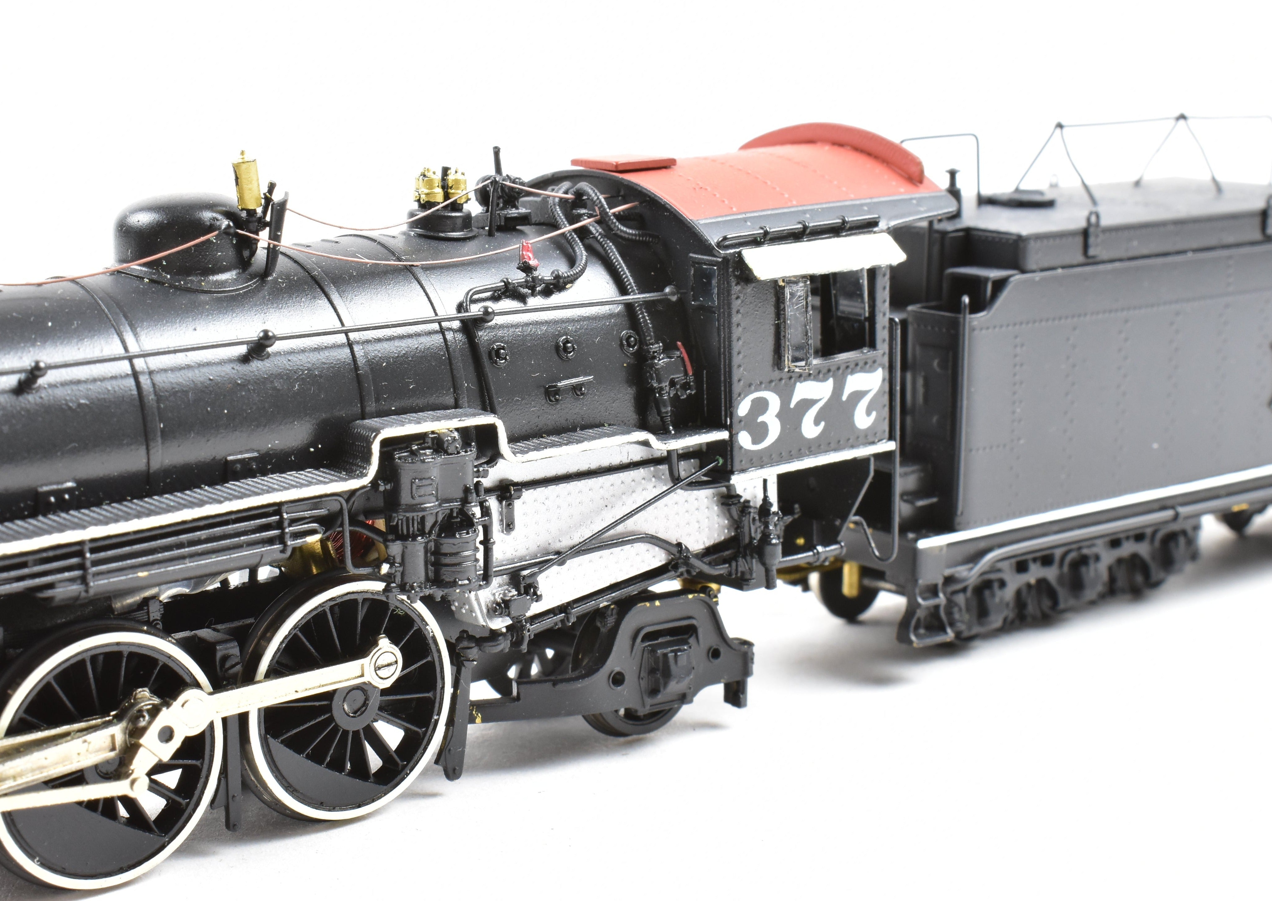 HO Scale Brass Hallmark Models MKT - Missouri Kansas Texas 4-6-2 H-3A Pacific Professional Painted Locomotive Model #377