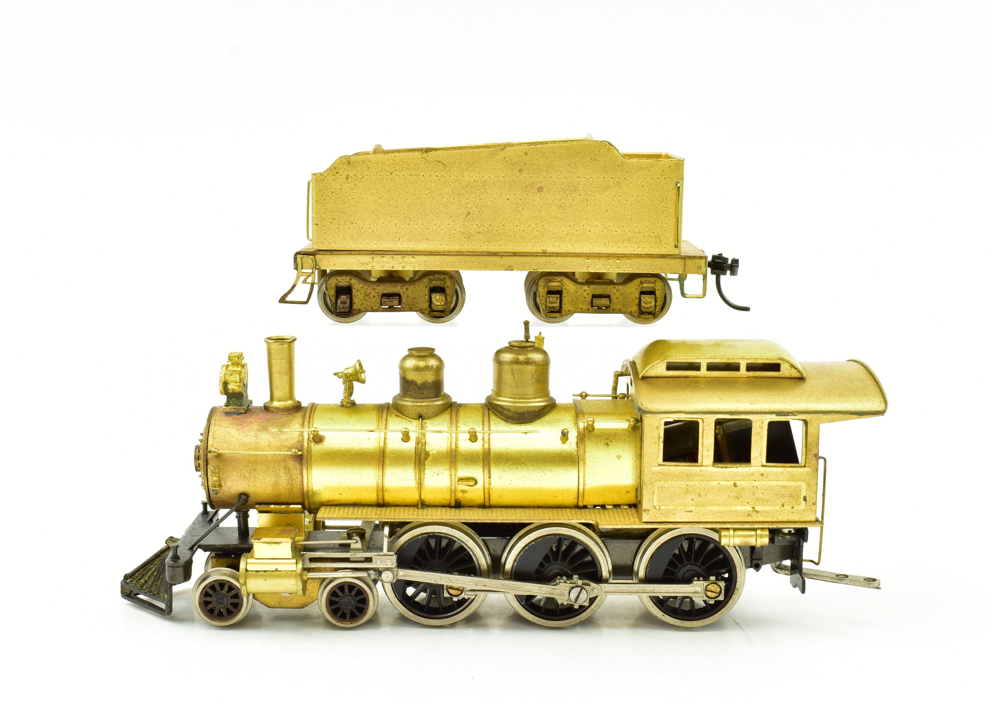HO Scale Brass Red Ball Howell Day IC Illinois Central HS-1 #2 Casey Jones 4-6-0 Ten Wheeler Model