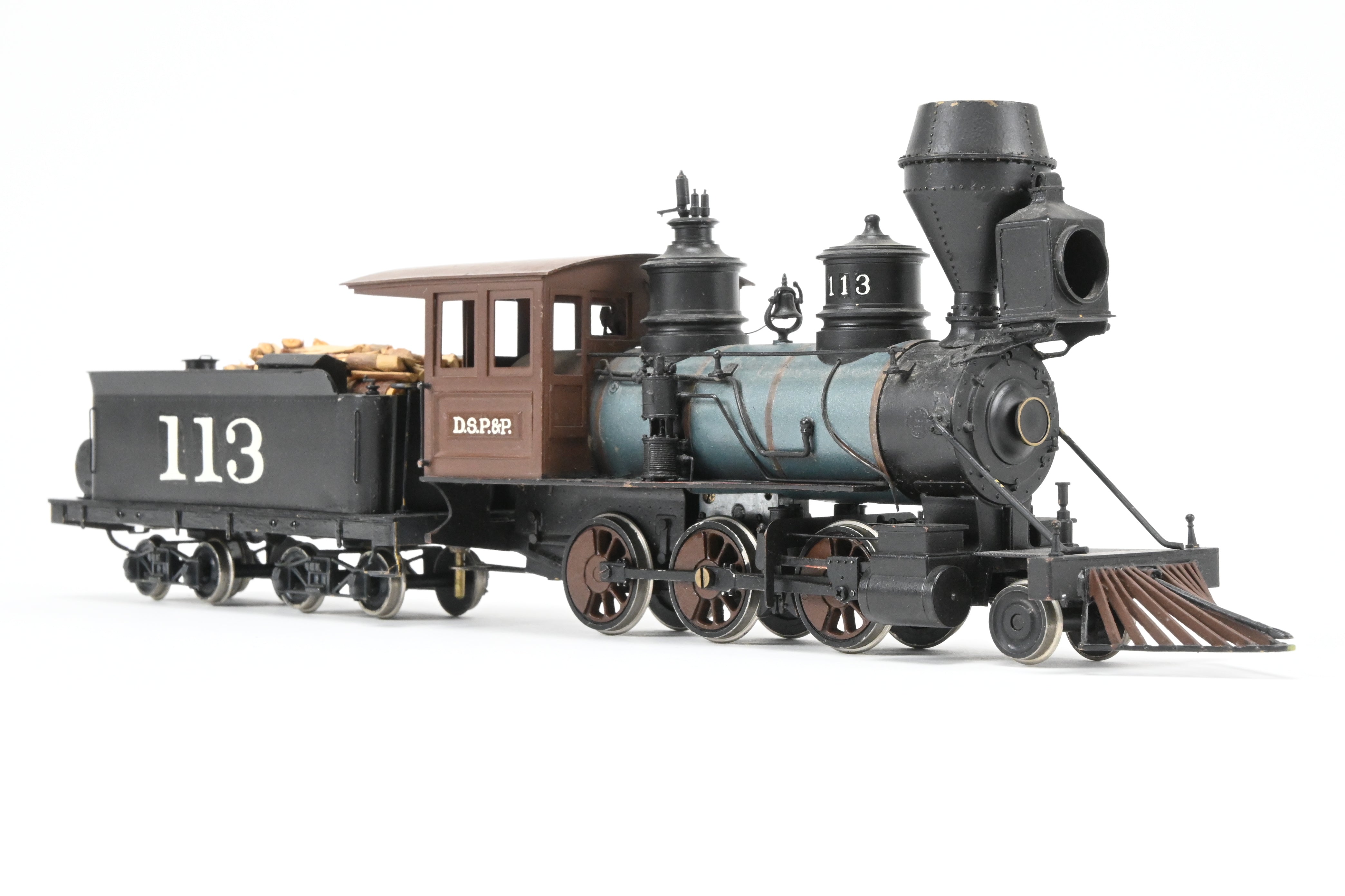 Upgraded Brass Balboa 2-6-0 Cook CP #113 Model with Can Motor