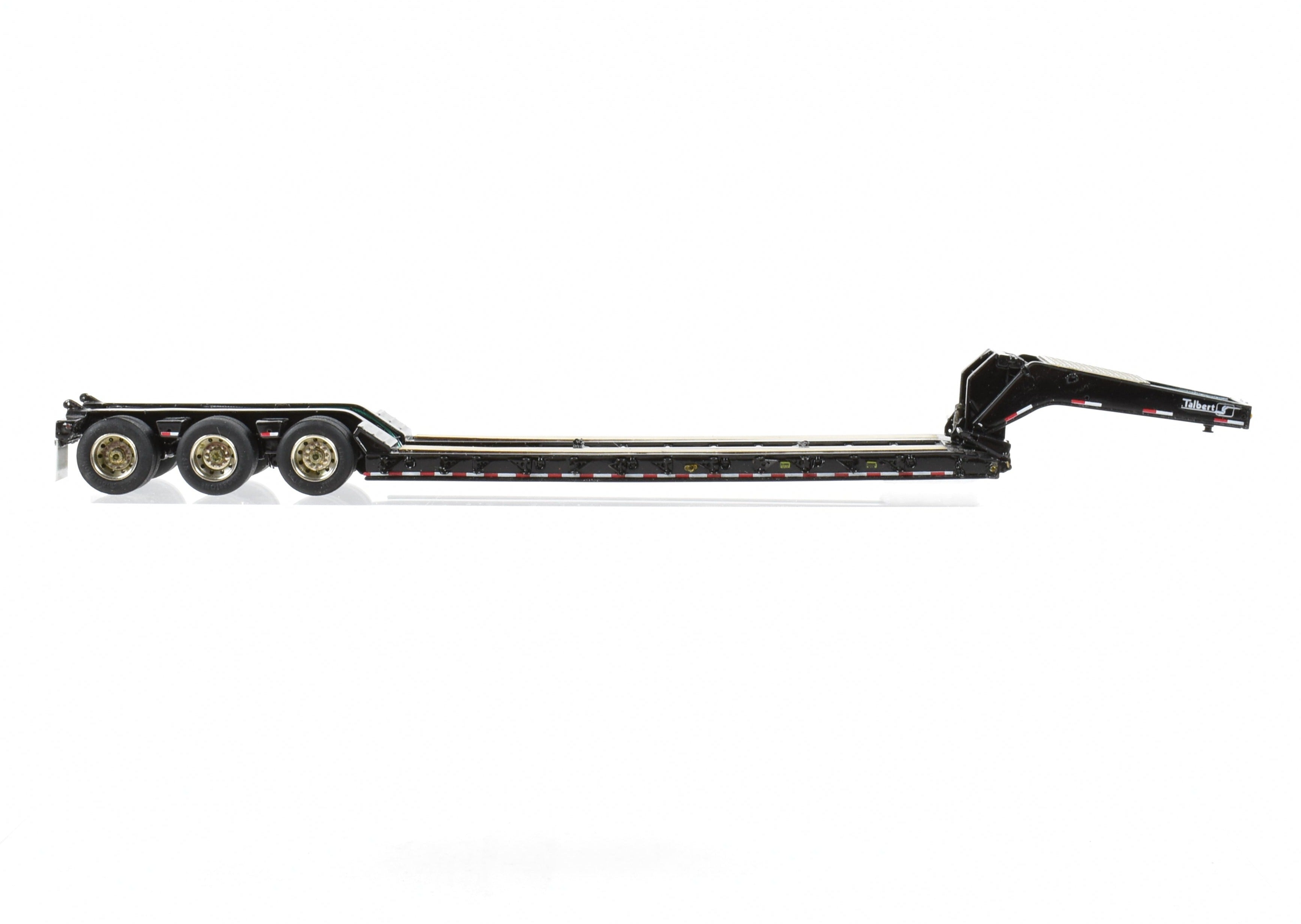 High-Quality HO Scale Brass Construction Classic Mint Collectibles Talbert 55SA Low Boy Trailer with Factory-Painted Black Finish and Fine Details
