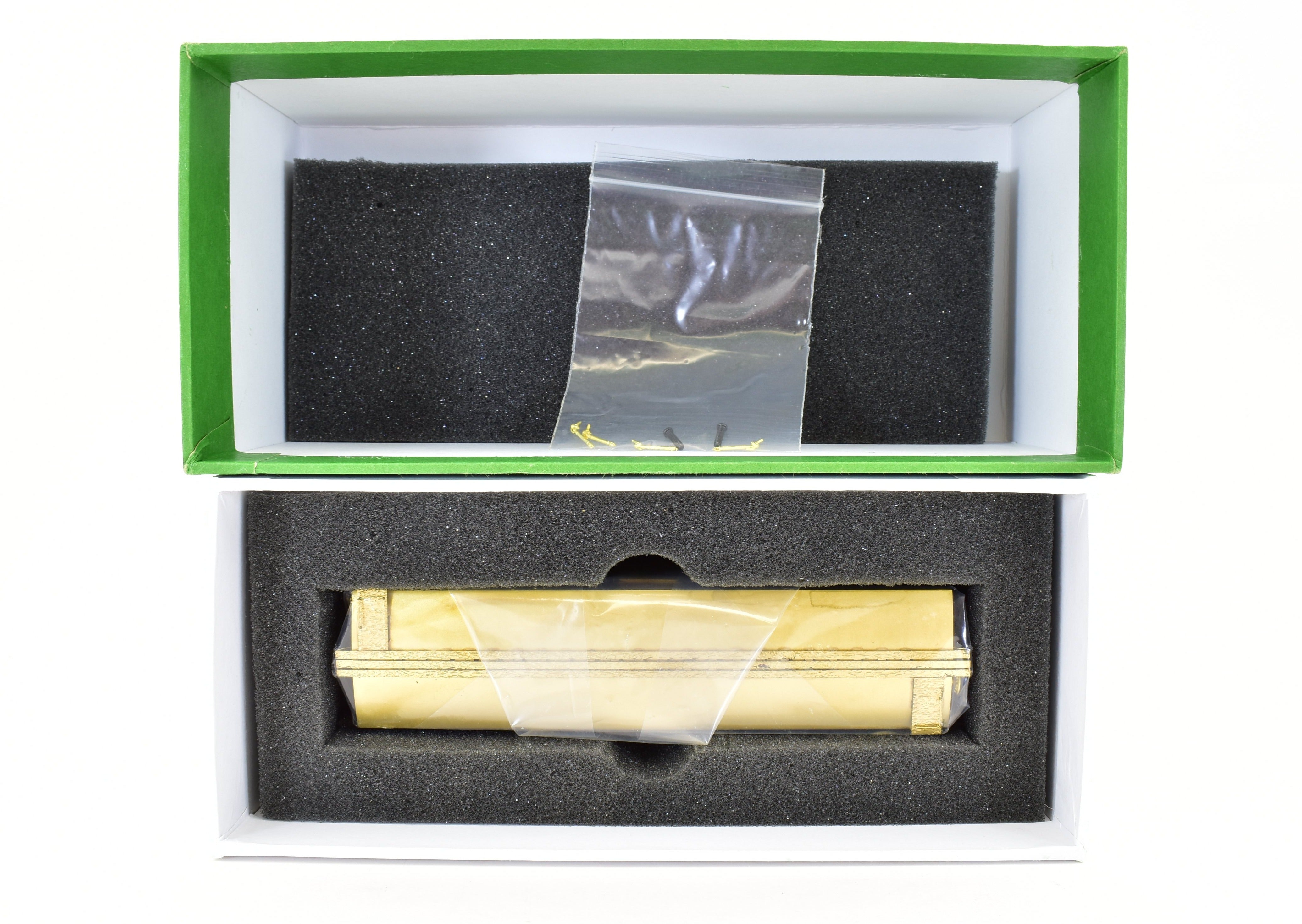 HO Scale Brass 40-Foot Wood Milk Car Model by OMI - Overland Models, Inc. Representing Central Vermont Cars from 1962 - 1972, Numbers 530 - 552