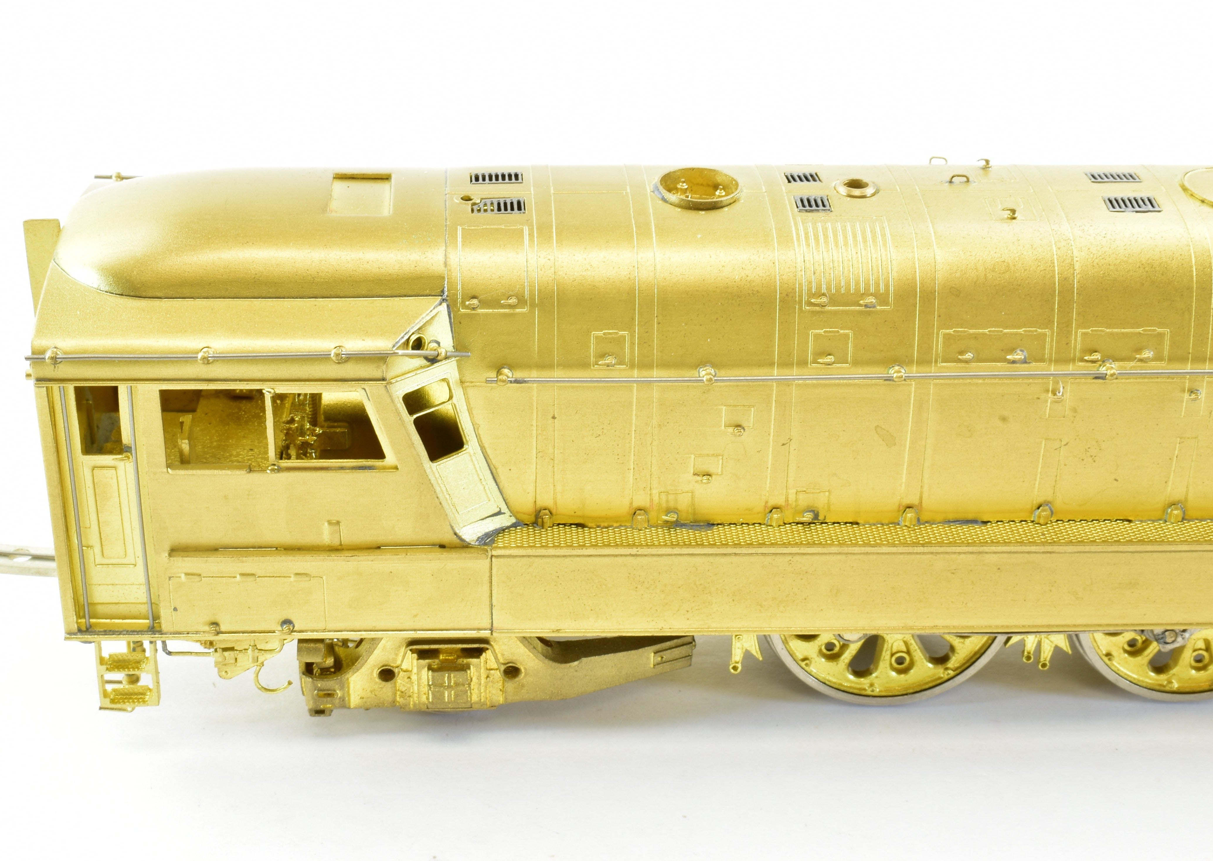 HO Scale Brass Model Train by Overland Models, Inc. - Streamlined Atlantic 4-4-2 Locomotive of Milwaukee Road (MILW) with Modernized 'Hiawatha' Design