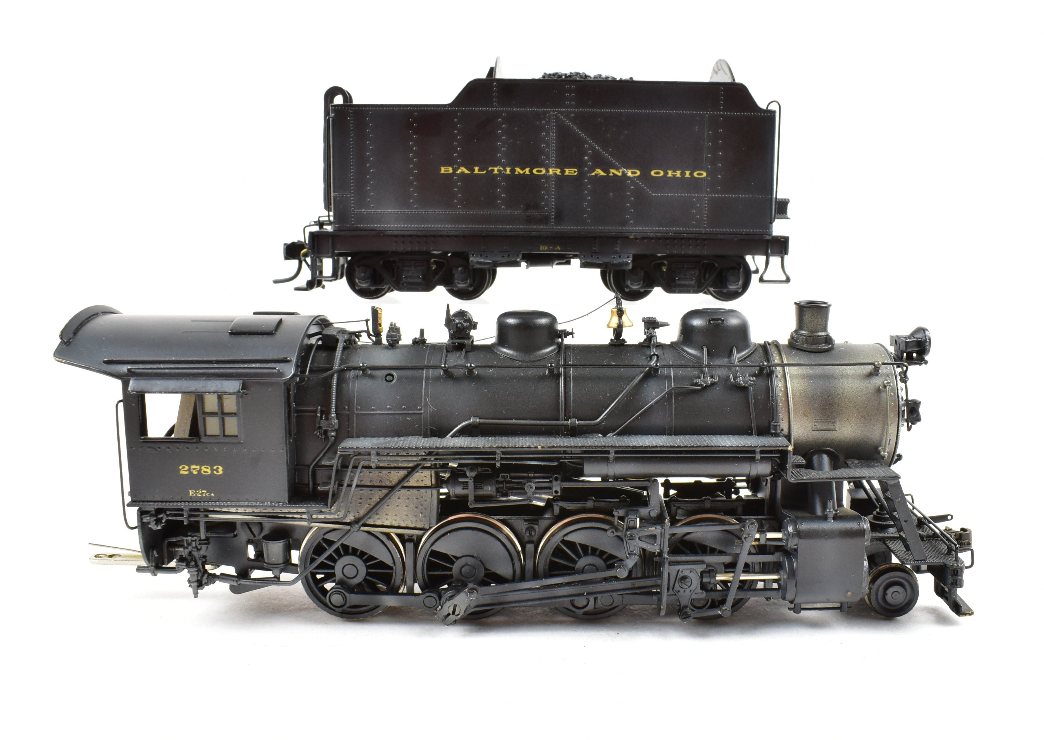 HO Brass PFM United Baltimore & Ohio E-27ca 2-8-0 Pro Painted Model