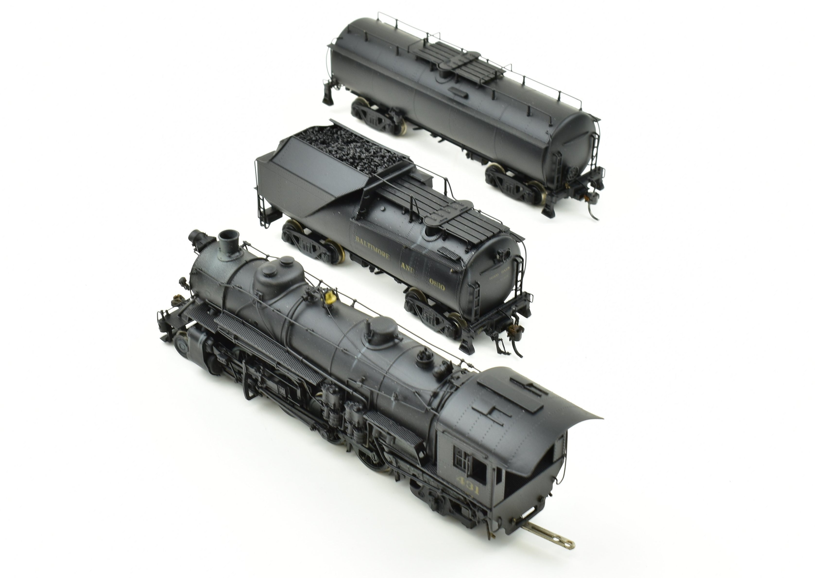 HO Brass Custom Painted B&O Q-4b 2-8-2 Mikado by Westside Model Co.