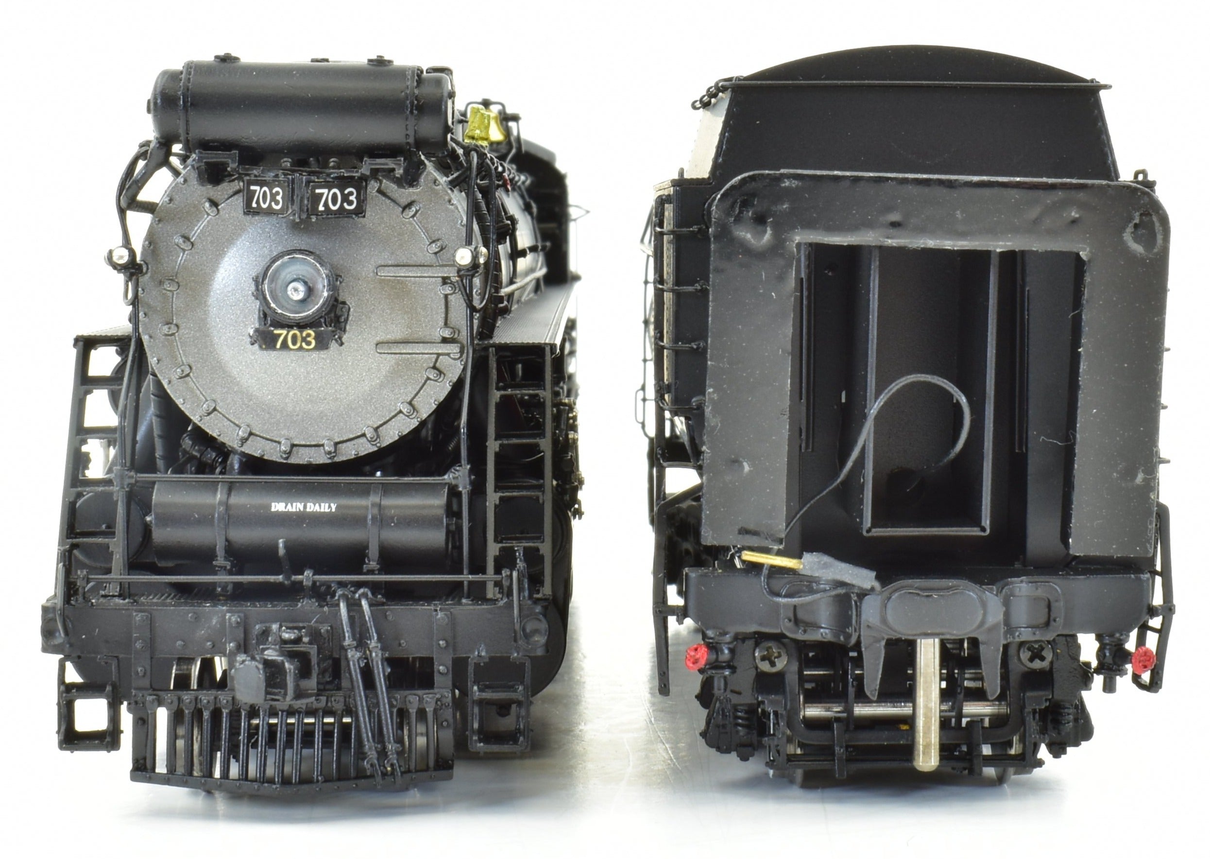 HO Scale Brass Division Point CV Central Vermont T3a 2-10-4 FP #703 Model