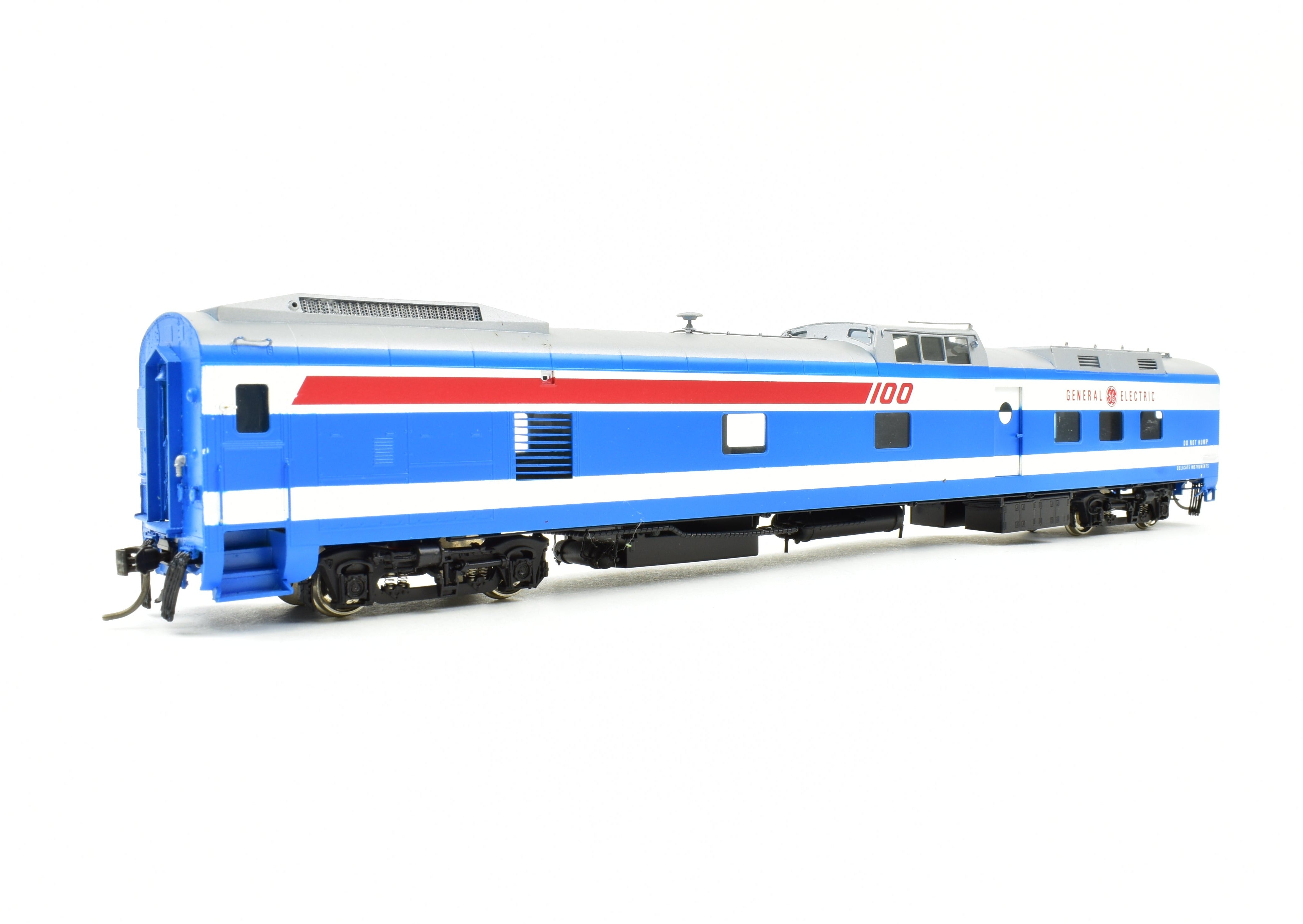 HO Brass OMI General Electric Test Car FP No. 100 by Overland Models