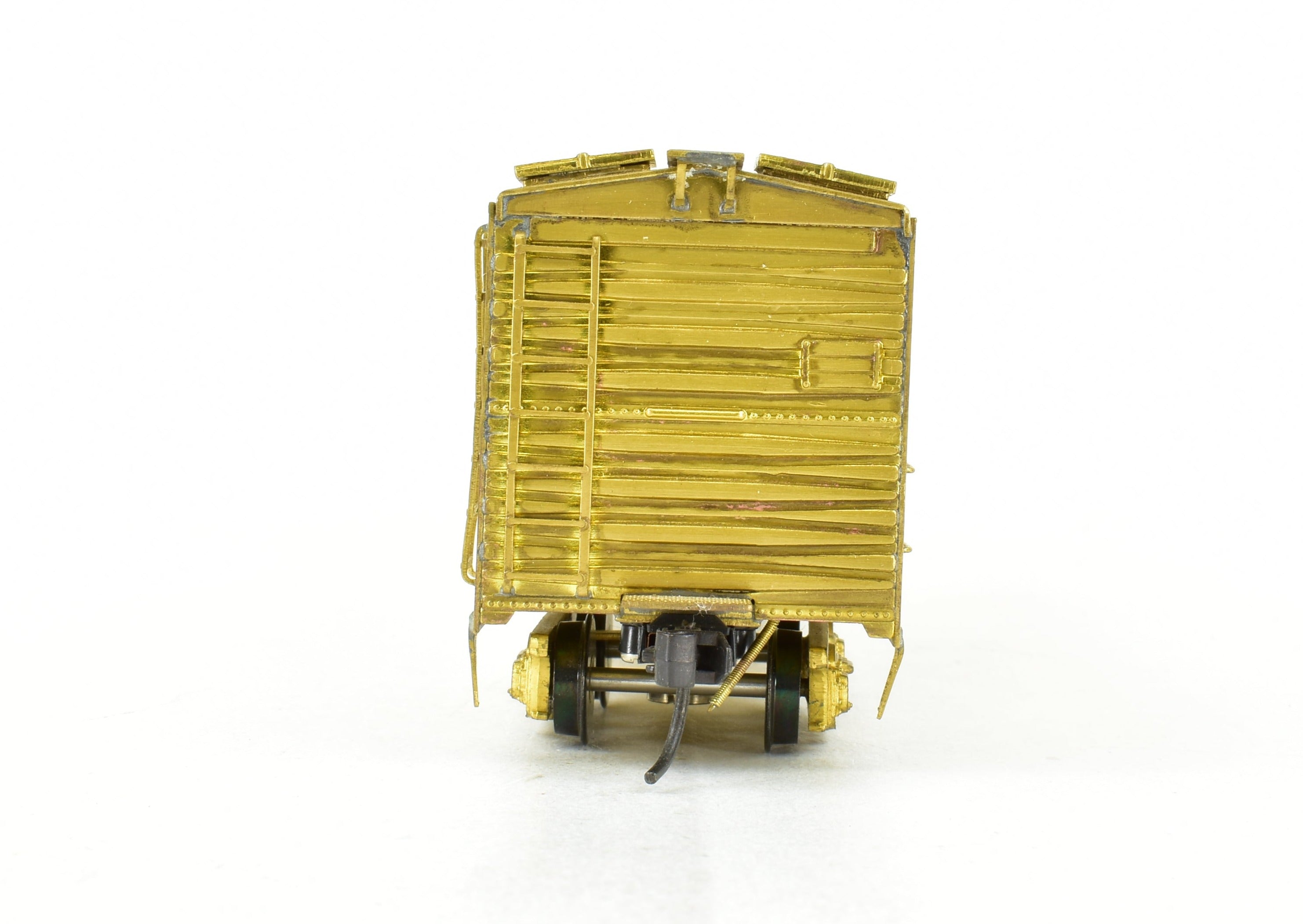 High - Quality HO Scale Brass Cascade Models Railway Express Agency (REA) 50 - Foot Steel Express Refrigerator Car for Model Trains