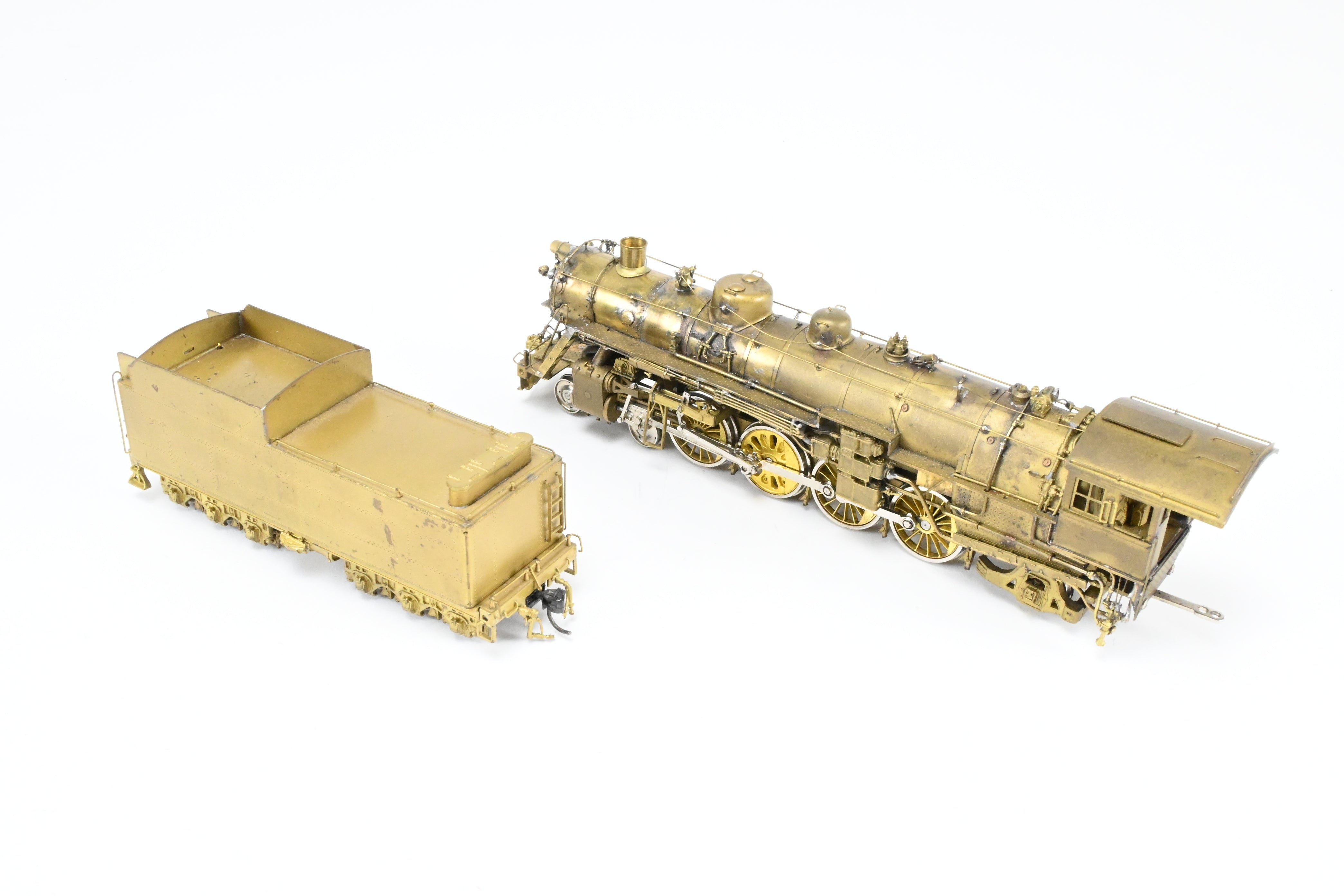 HO Scale Brass Model Train - Overland Models CB&Q - Burlington Route B-1A 4-8-2 Custom Modified by Joe G. Collias